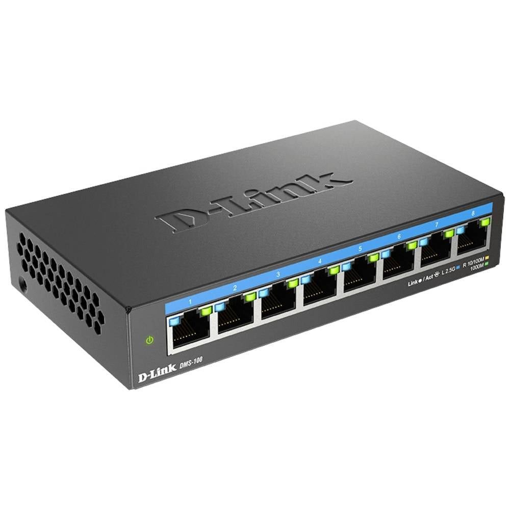 DMS-108 5-Port Multi-Gigabit Unmanaged Desktop Netzwerk-Switch