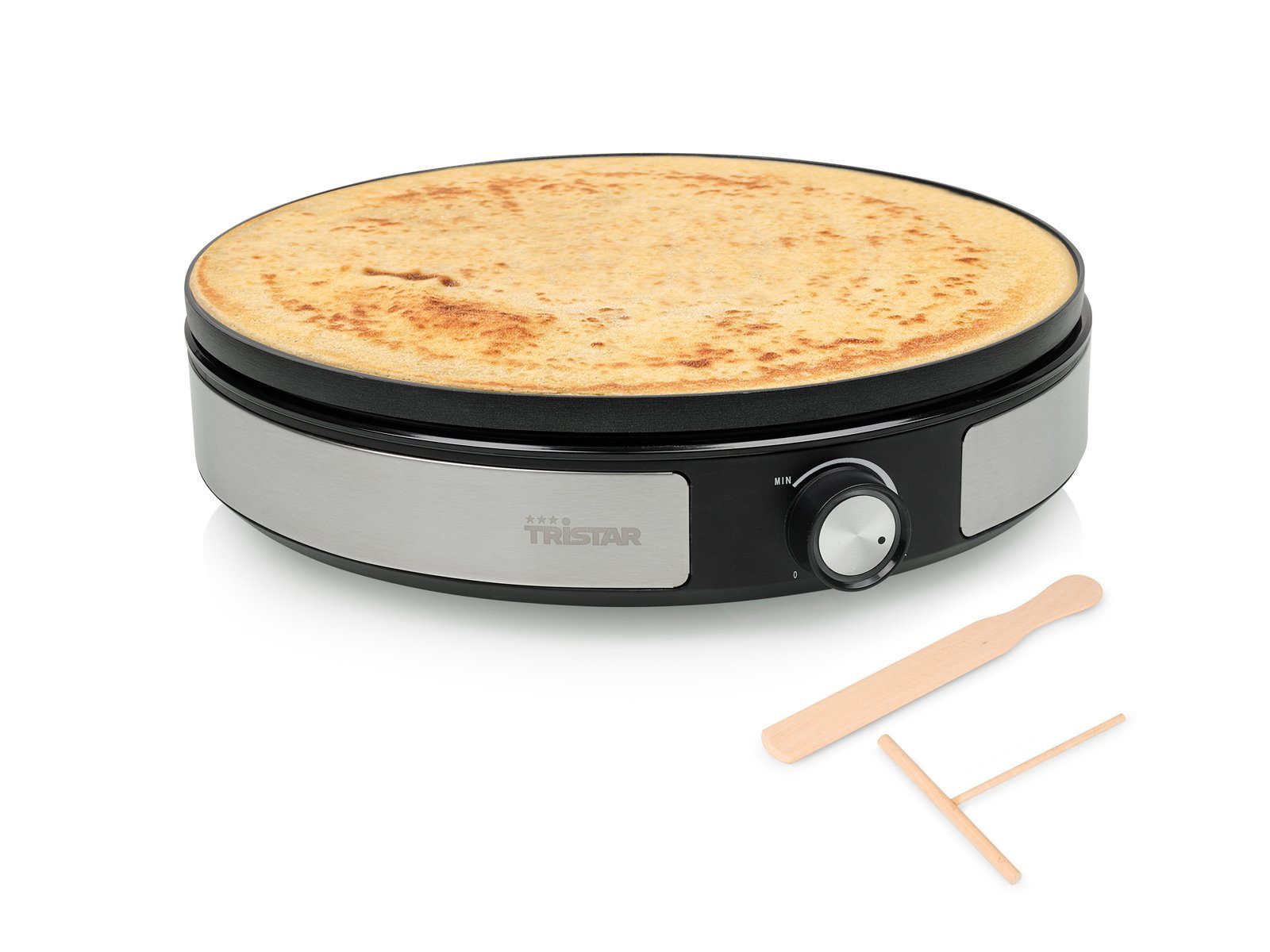 Tristar 33 Pancake Ø perfekte Maker W, cm, für Backplatte 1500 Crepeseisen Crêpesmaker, große Wraps & Crép