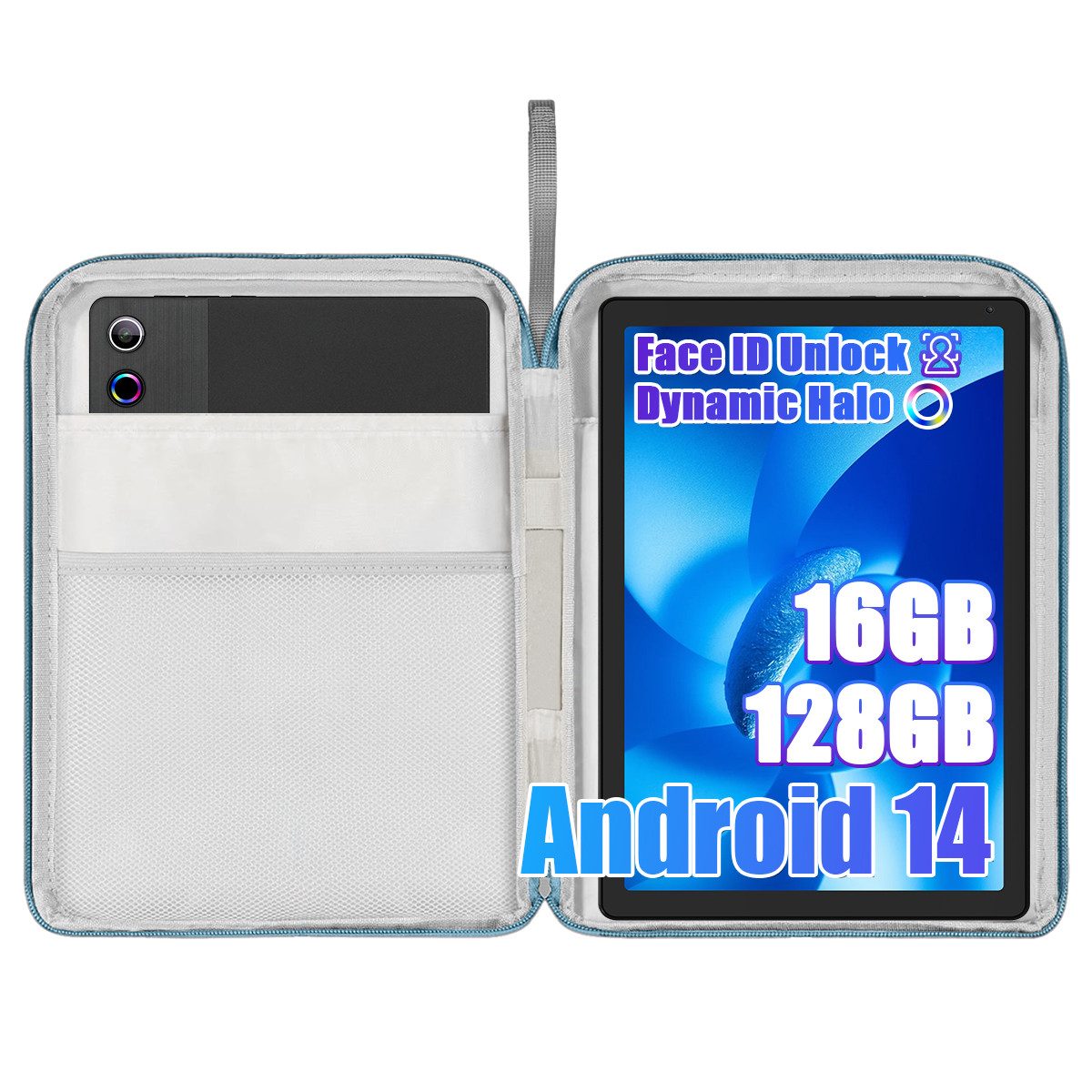 Happybe 10,4’’ Android, 128GB, HD 1280x800, Widevine L1, 5G/2,4G WiFi, 5000mAh Tablet (10,4", 128 GB, Android, WiFi 6, HD IPS, Dual-Kamera, WiFi6, Bluetooth 5)