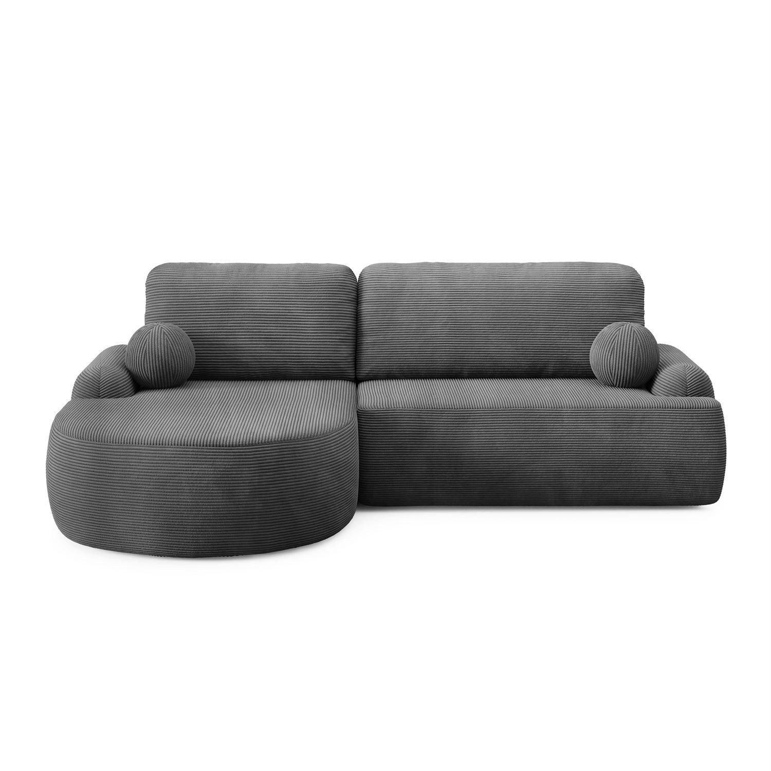 Lookway Ecksofa CLEO CORD Rundes Ecksofa günstig online kaufen