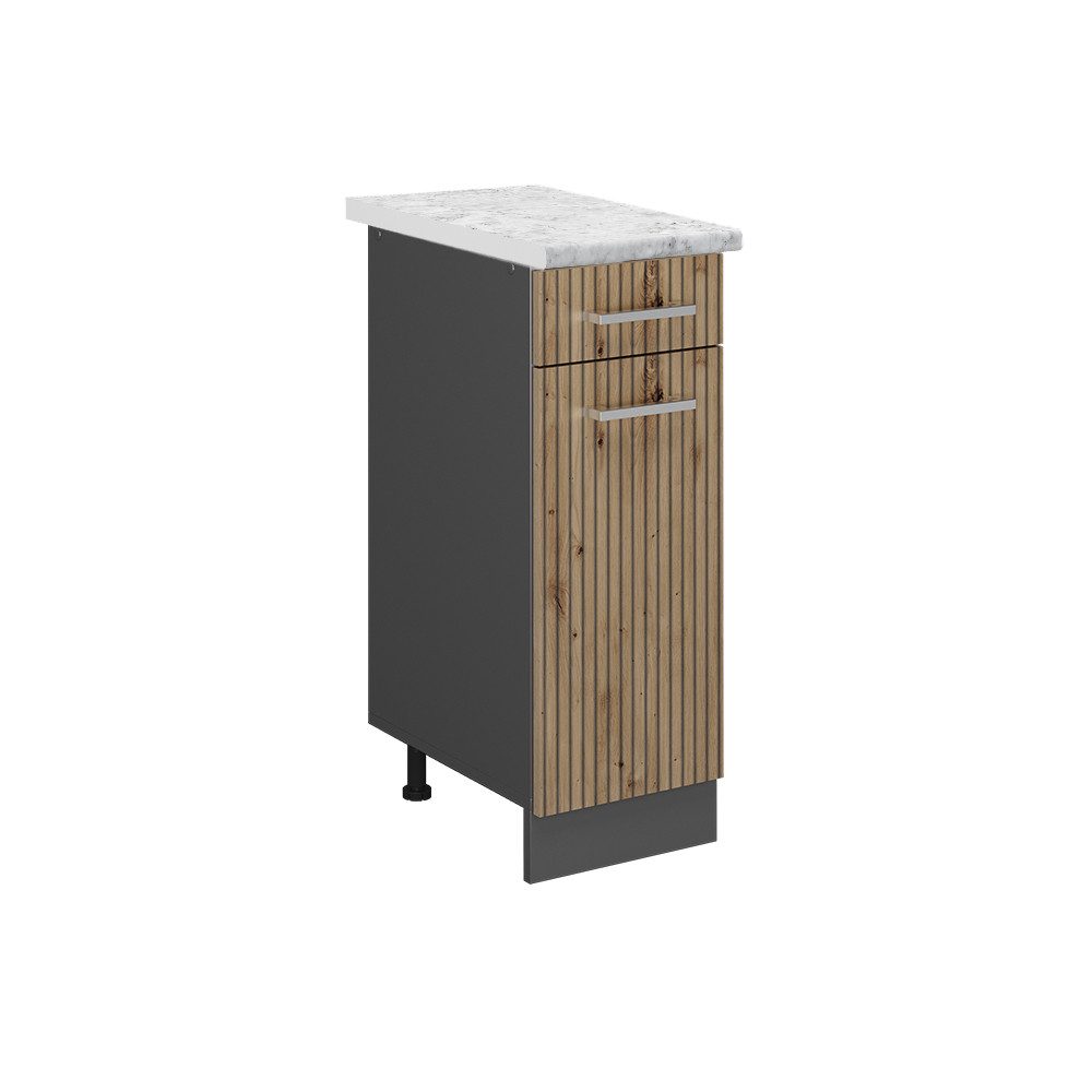 Vicco Unterschrank R-Line, Artisan-Eiche/Anthrazit, 30 cm günstig online kaufen
