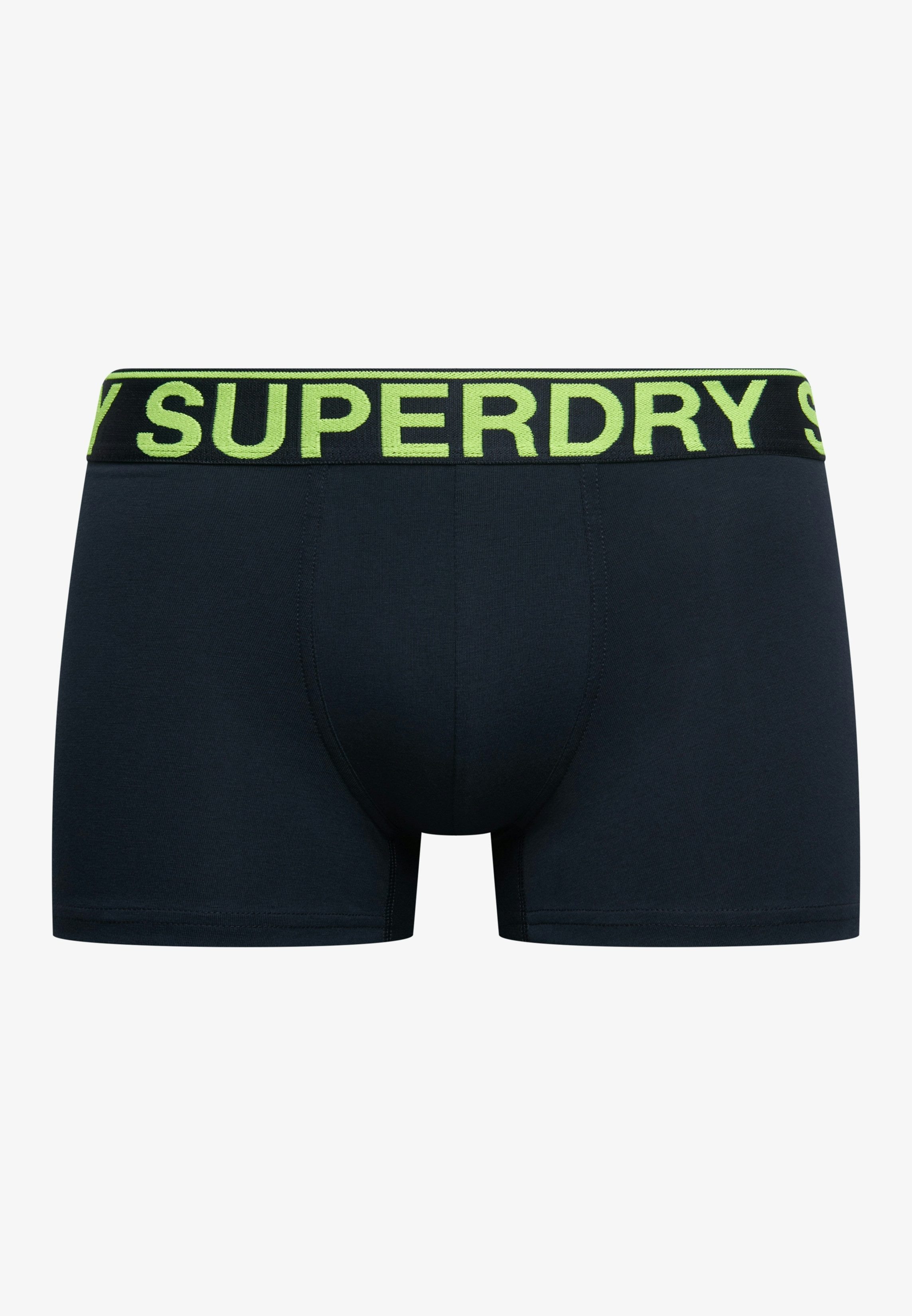 Superdry Boxershorts TRUNK TRIPLE PACK (Packung, 3-St) aus Baumwollmischung, körpernahe Passform