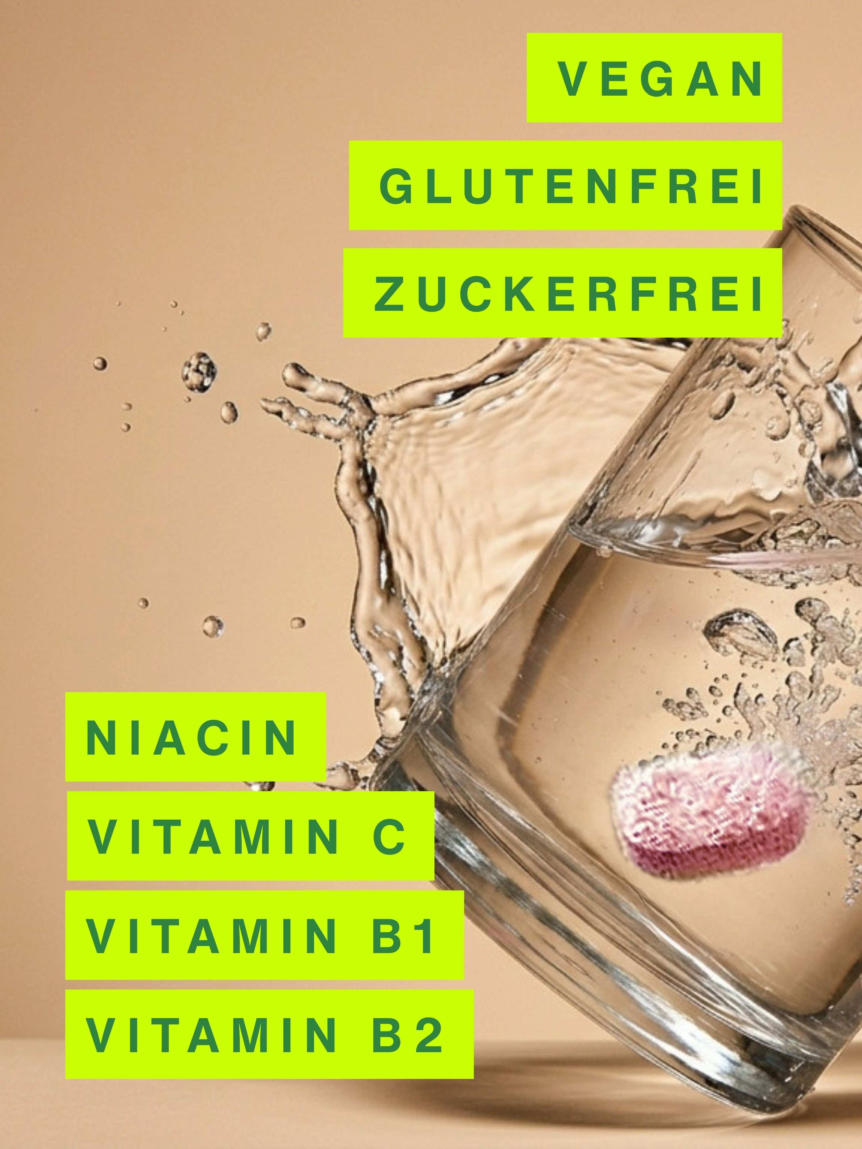 hydrips Getränkewürfel hydrips 80 Portionen 4 Sorten zuckerfrei & kalorienfrei mit Vitaminen, (Bundle, All of Drink - 4 Sorten), Vegan, Glutenfrei, Zuckerfrei – Bild 4 von 5