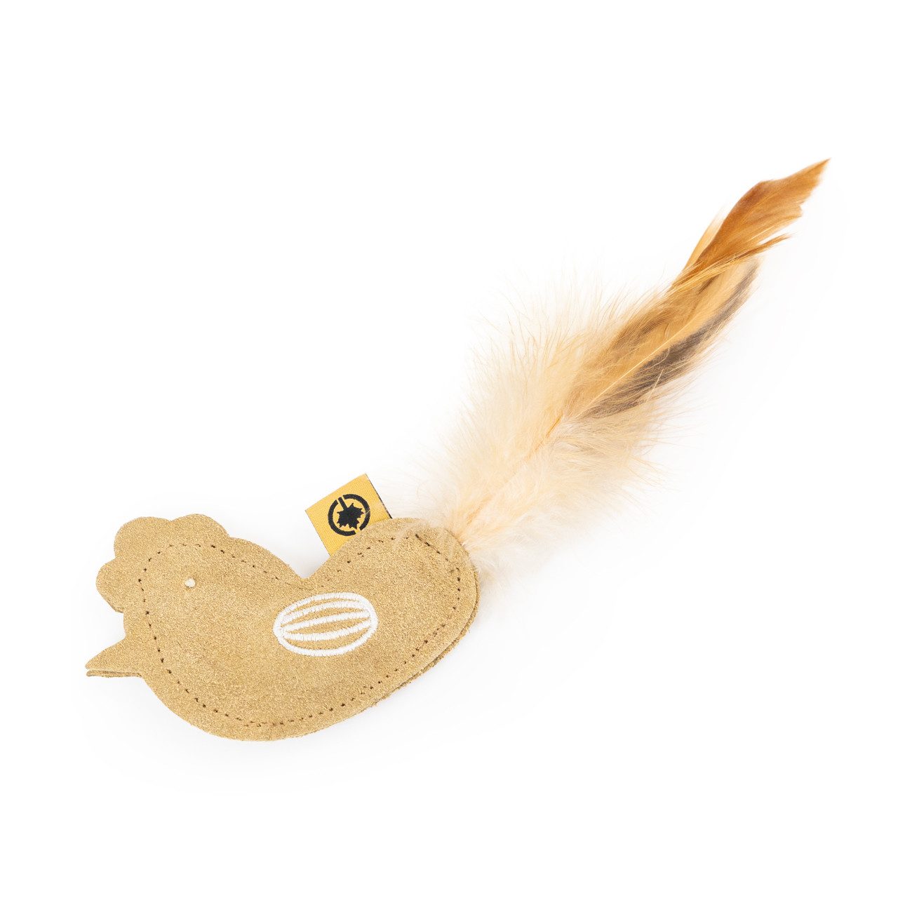 Canadian Cat Company Tier-Intelligenzspielzeug Katzenspielzeug Duft-Kissen aus Leder mit Katzenminze, Huhn