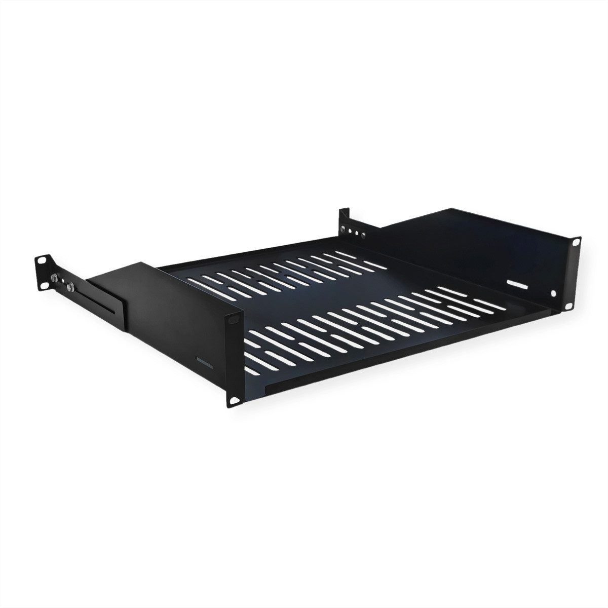 VALUE Netzwerkschrank 19-Zoll-Geräteträger 2 HE, T: 400mm, max. 25 kg, U-Form