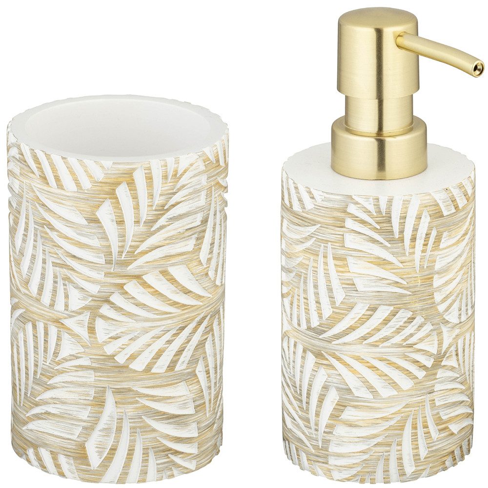 WENKO Badaccessoire-Set Modell Terralba, 2 tlg., günstig online kaufen