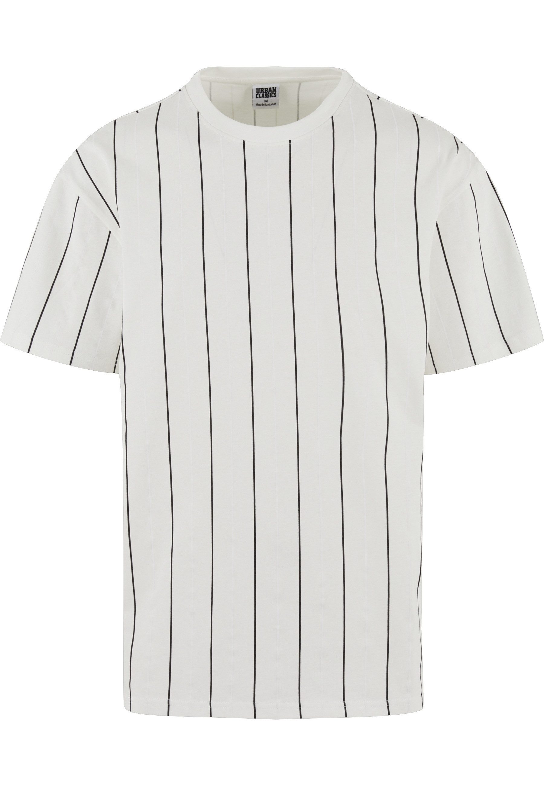 URBAN CLASSICS T-Shirt Urban Classics Printed Pinstripe Tee (1-tlg)