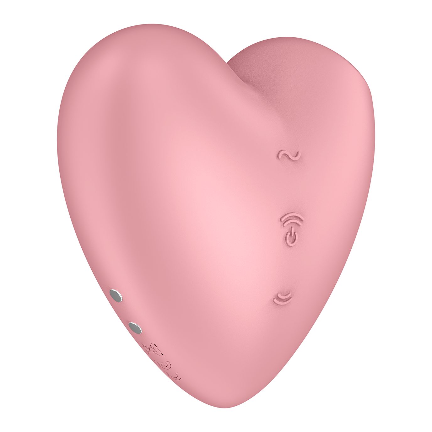 "Cutie 9,5cm, wasserdicht, Satisfyer Heart", Auflege-Vibrator Druckwellenvibrator, Satisfyer rosa (1-tlg)