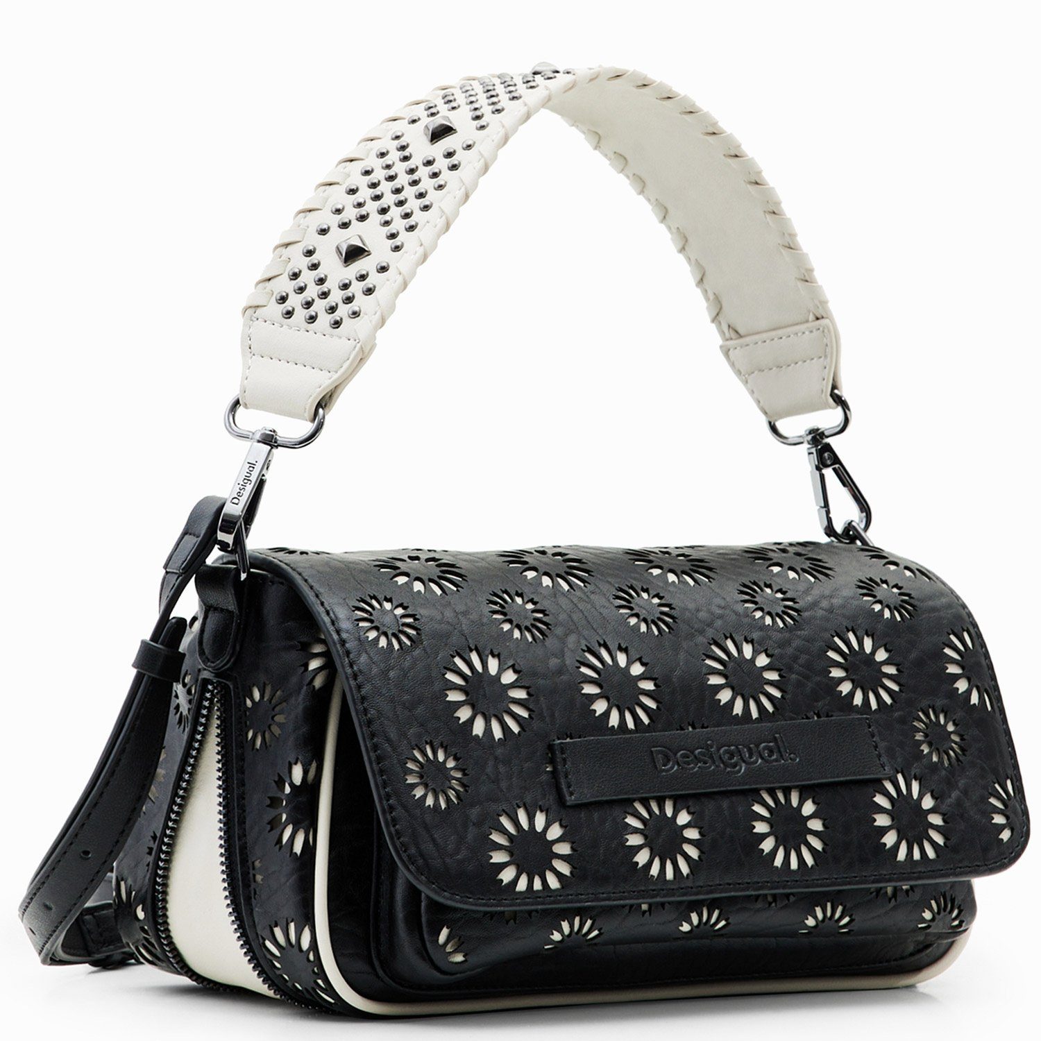 Desigual Umhängetasche Desigual Damen Schultertasche Amorina Tromso schwarz (1, 1-tlg., 1)