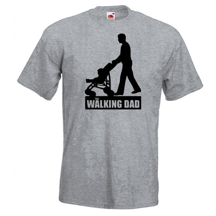 Youth Designz T-Shirt Walking Dad Herren Shirt mit witzigem Frontprint