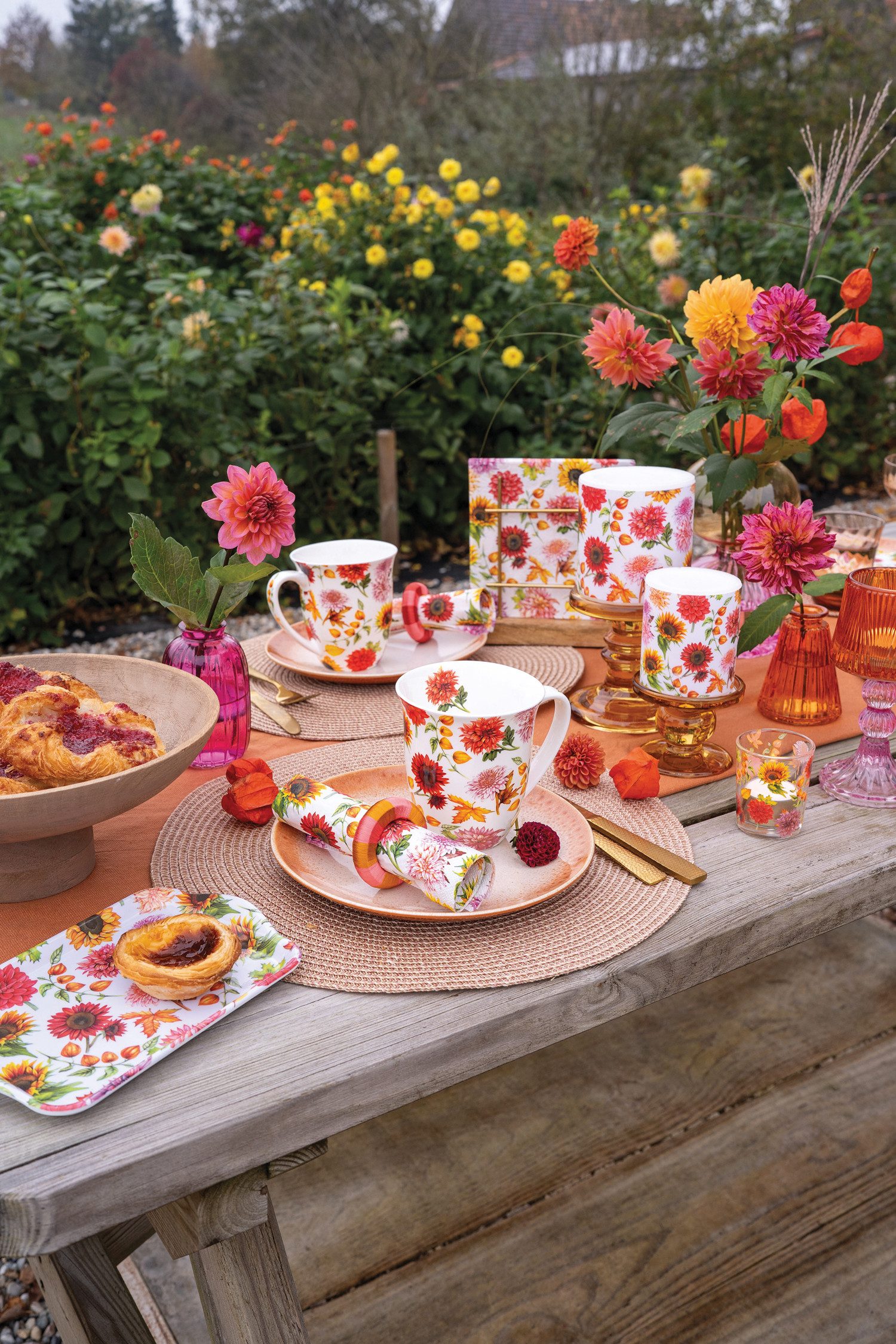 Ambiente® Tischläufer Autumn blooming (1-tlg, 1-teilig), günstig online kaufen