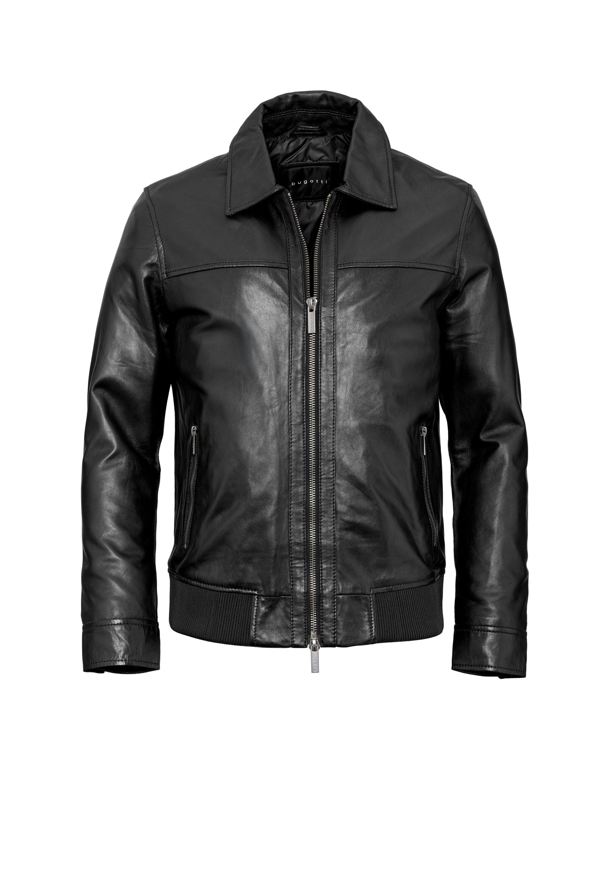 bugatti Lederjacke BUDANTE (1-St) aus hochwertigem Leder