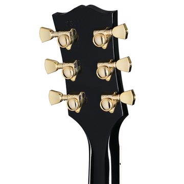 Gibson E-Gitarre, SG Translucent Ebony Burst - Double Cut Electric Guitar, E-Gitarren, Double Cut Modelle, SG Supreme Translucent Ebony Burst - Double Cut Modelle