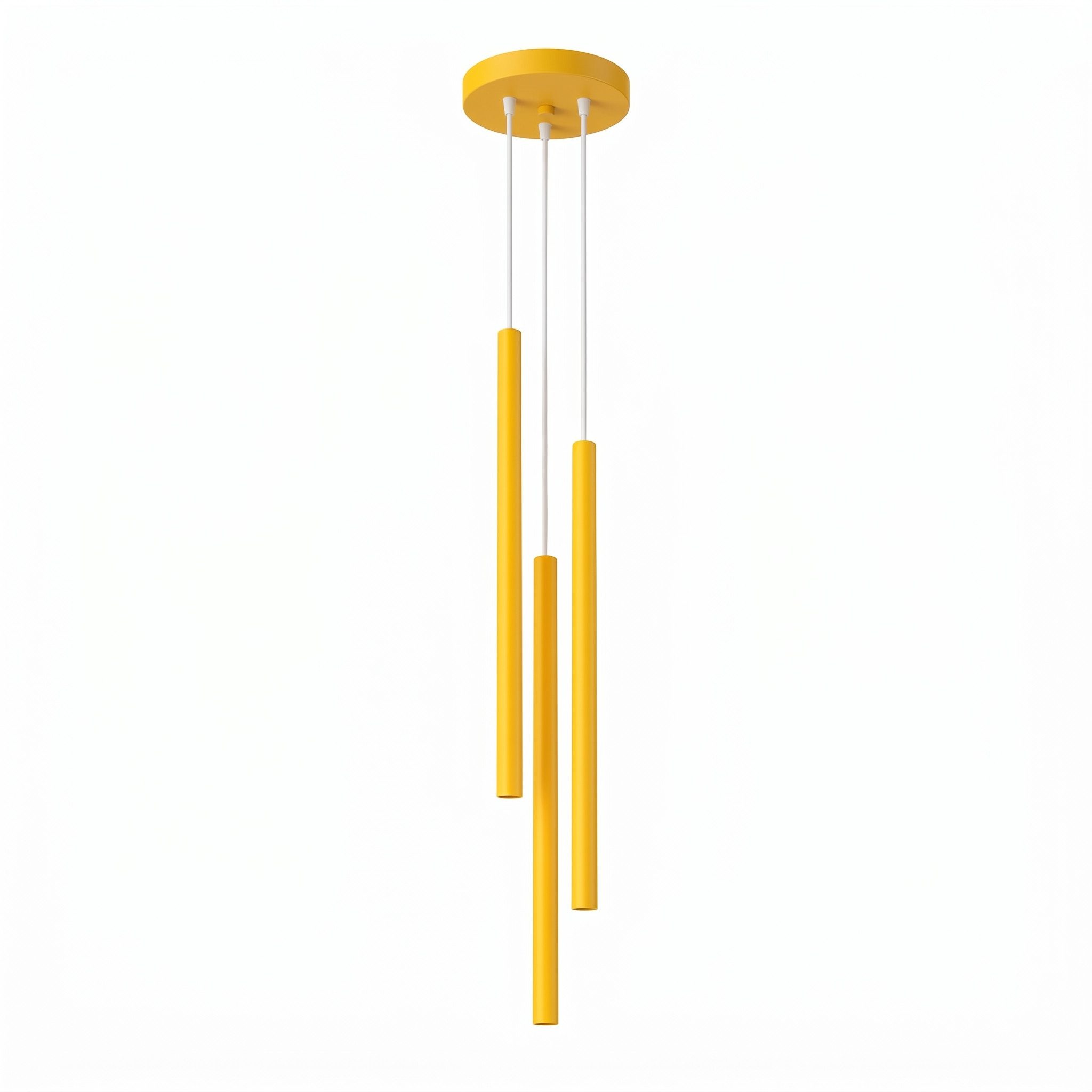 SOLLUX lighting Hängeleuchte Pendelleuchte PASTELO 3P gelb, Nicht enthalten