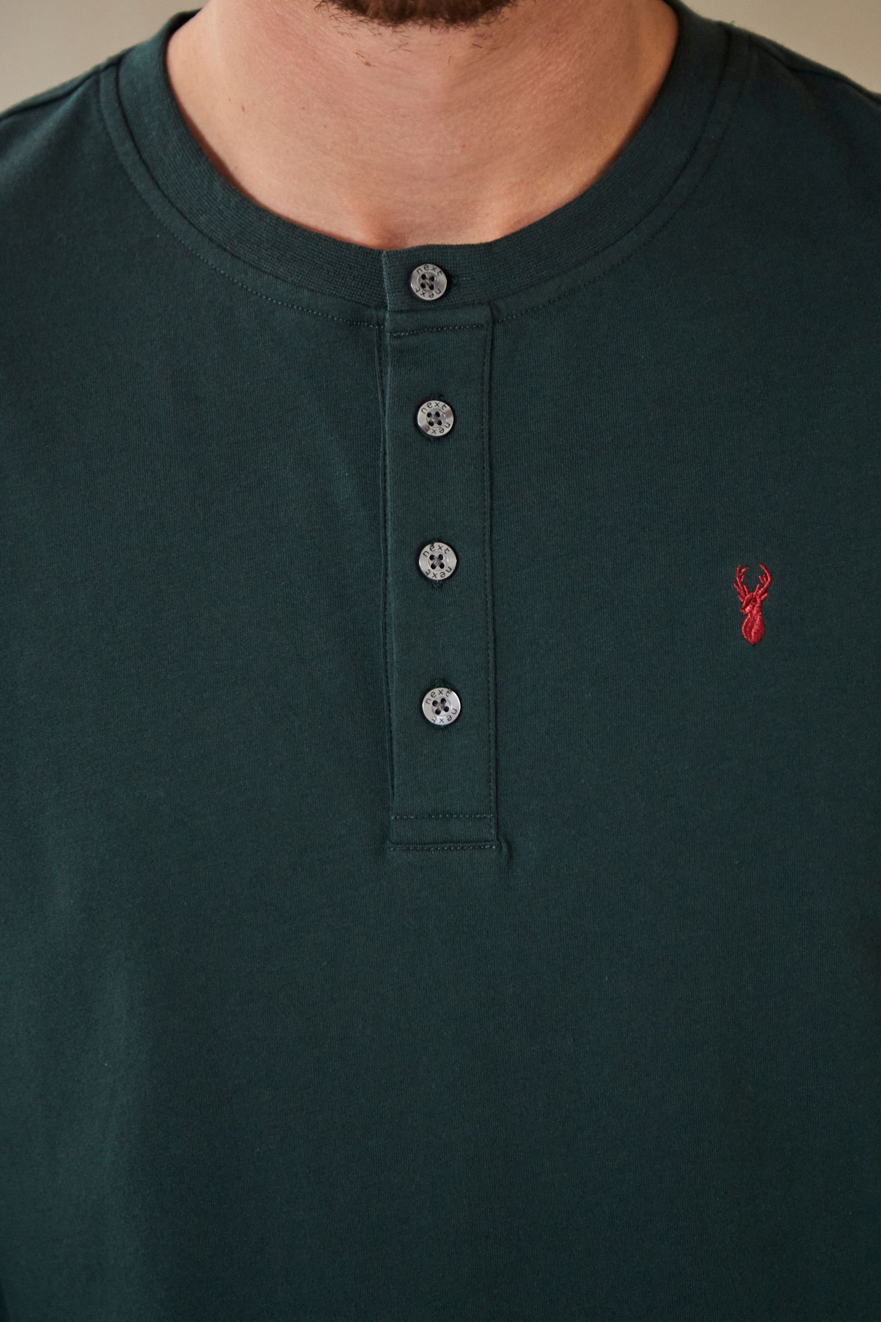 Motionflex Check (2 Bequemer Pyjama tlg) Green/Red Next Schlafanzug