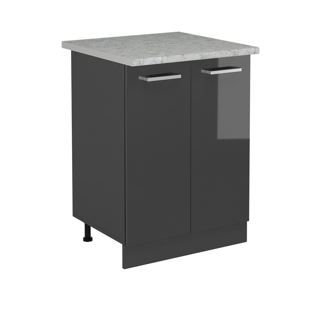 Vicco Unterschrank R-Line, Anthrazit Hochglanz/Anthrazit, 60 günstig online kaufen