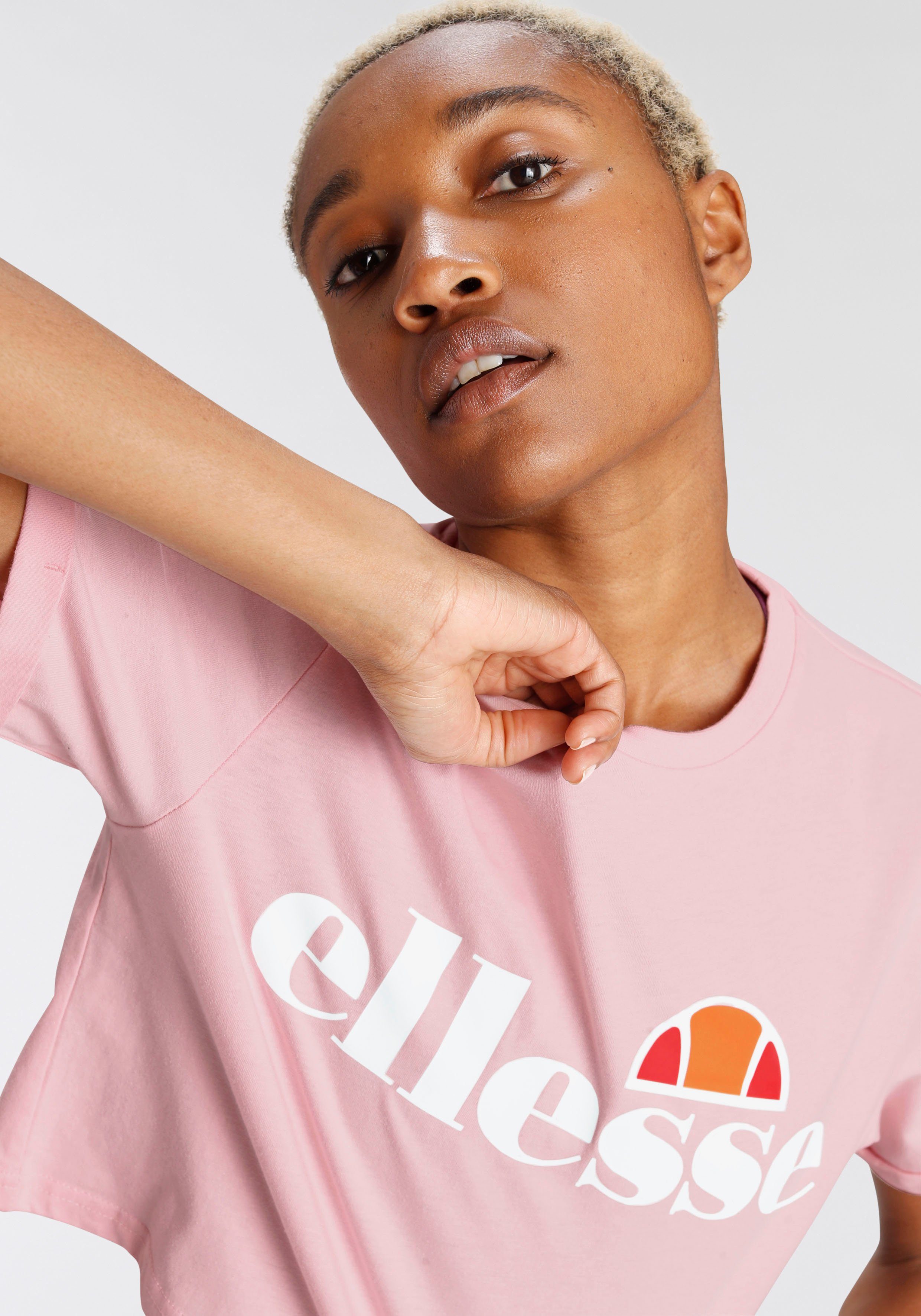 Ellesse T-Shirt ALBERTA CROPPED TEE Light-Pink