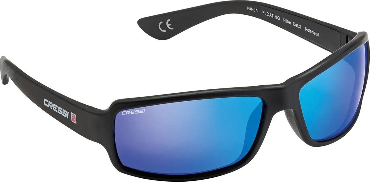 Cressi Sonnenbrille Ninja Floting Sunglasses verspiegelt blue