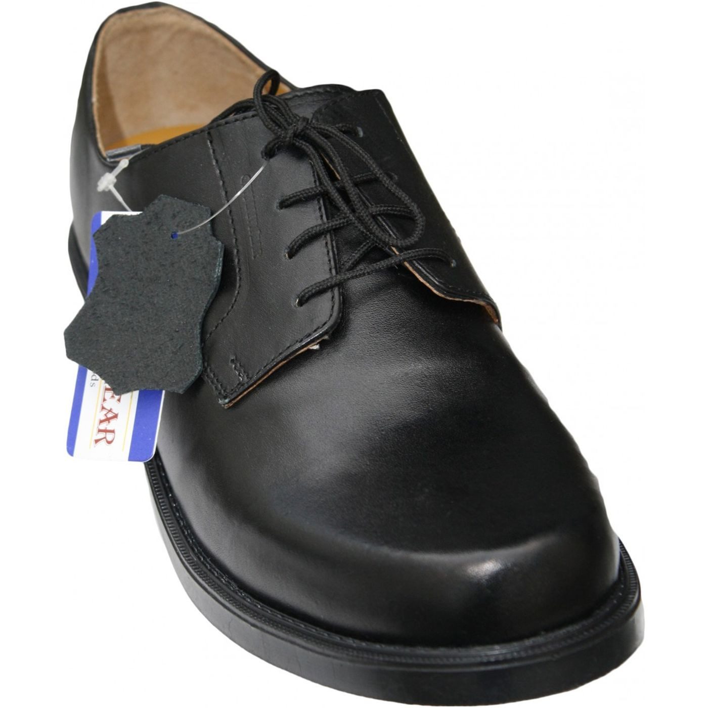German Wear 82503 Black Schnürschuh Business-schuhe Полуботинки Kalbsleder Lederschuhe schwarz
