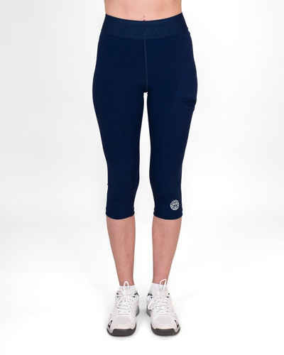 BIDI BADU Leggings Crew Capri Leggings für Damen in dunkelblau Sportlich