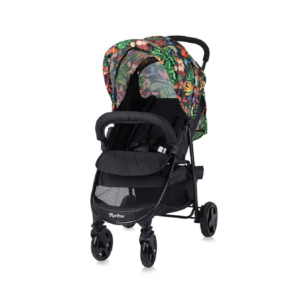 Lorelli Kinder-Buggy Kinderwagen Buggy Martina, bunt Frontbügel abnehmbar, Sonnendach Fußabdeckung