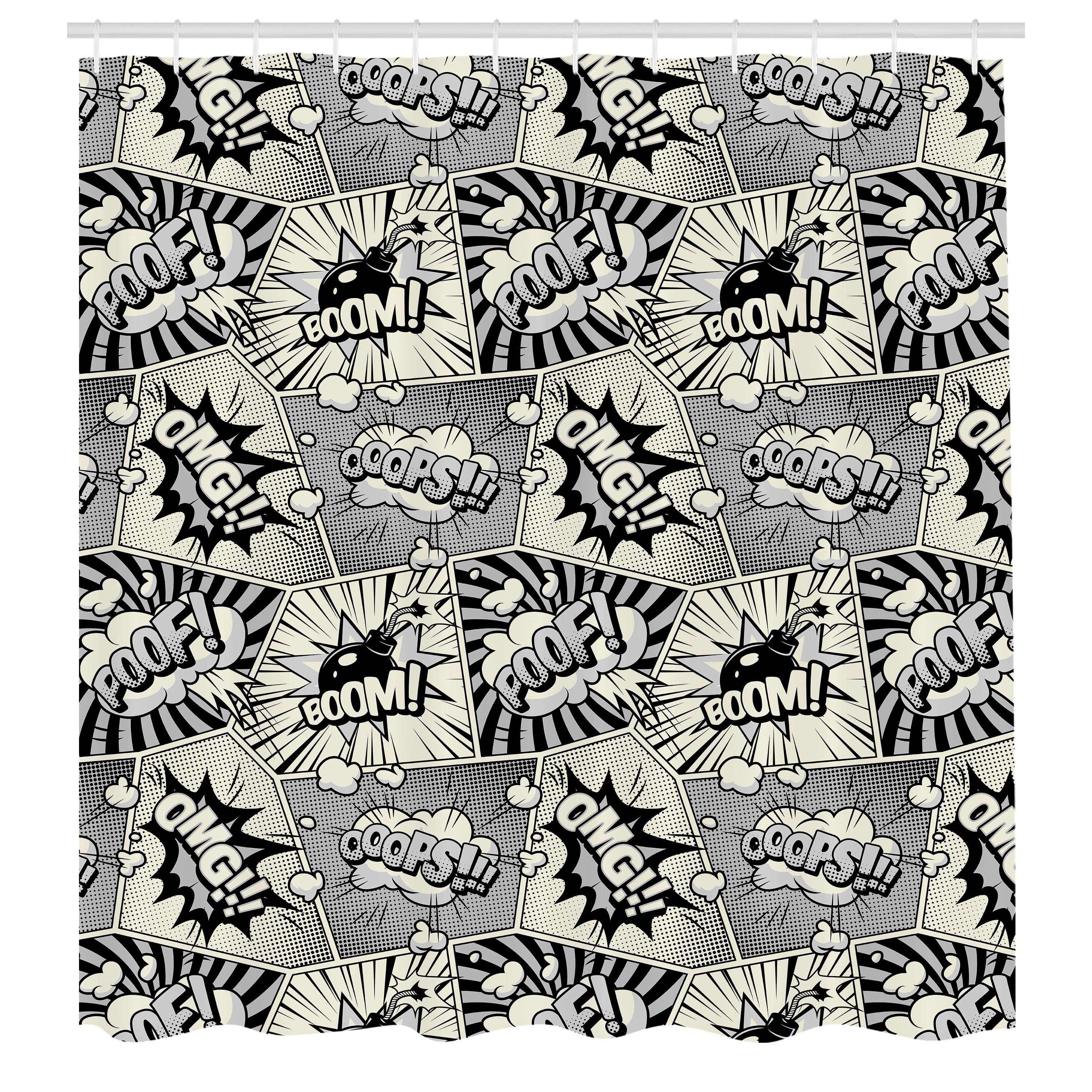 Abakuhaus Duschvorhang Moderner Digitaldruck mit 12 Haken auf Stoff Wasser günstig online kaufen