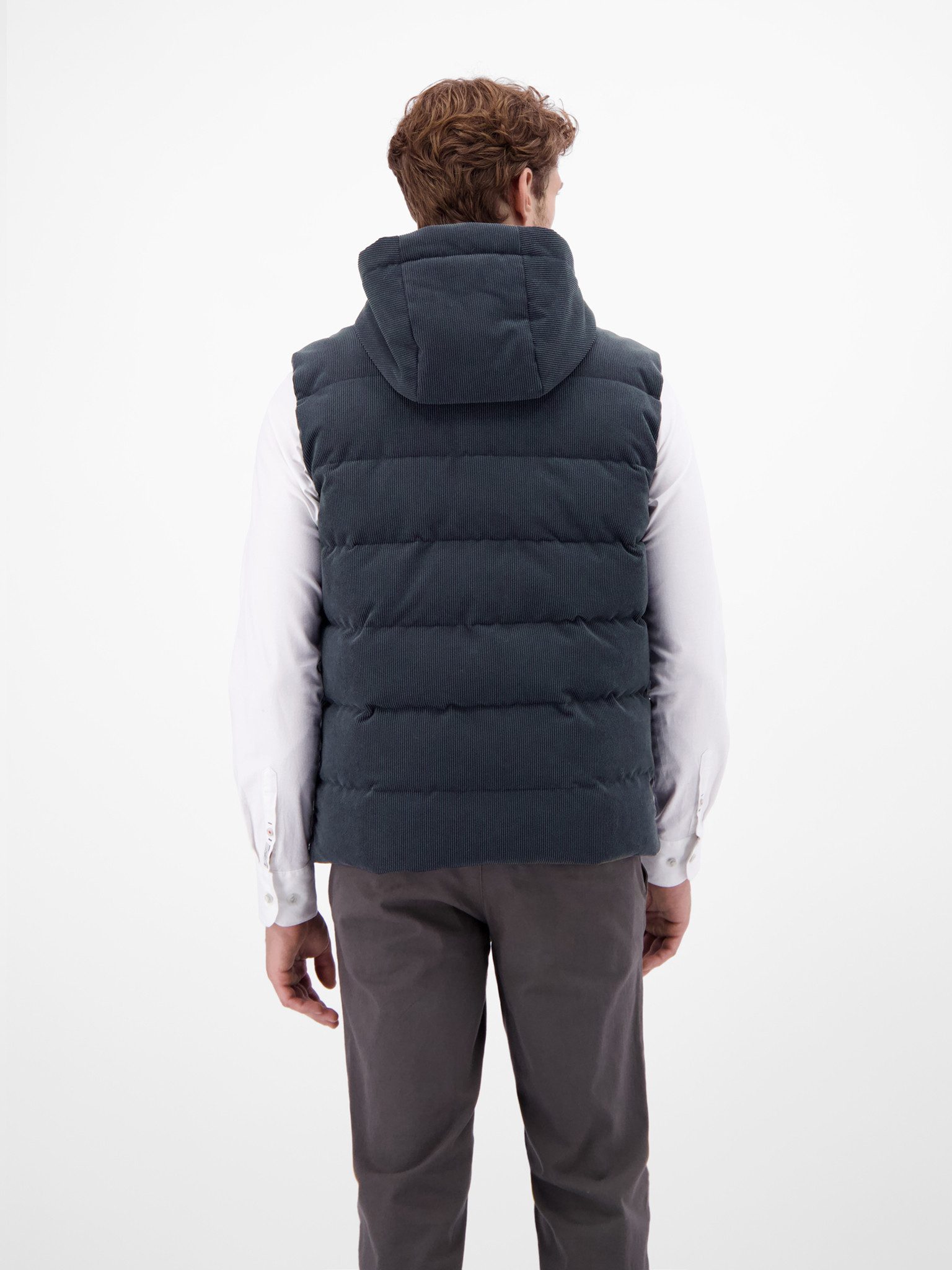 LERROS Cordweste mit Logo Stickerei günstig online kaufen