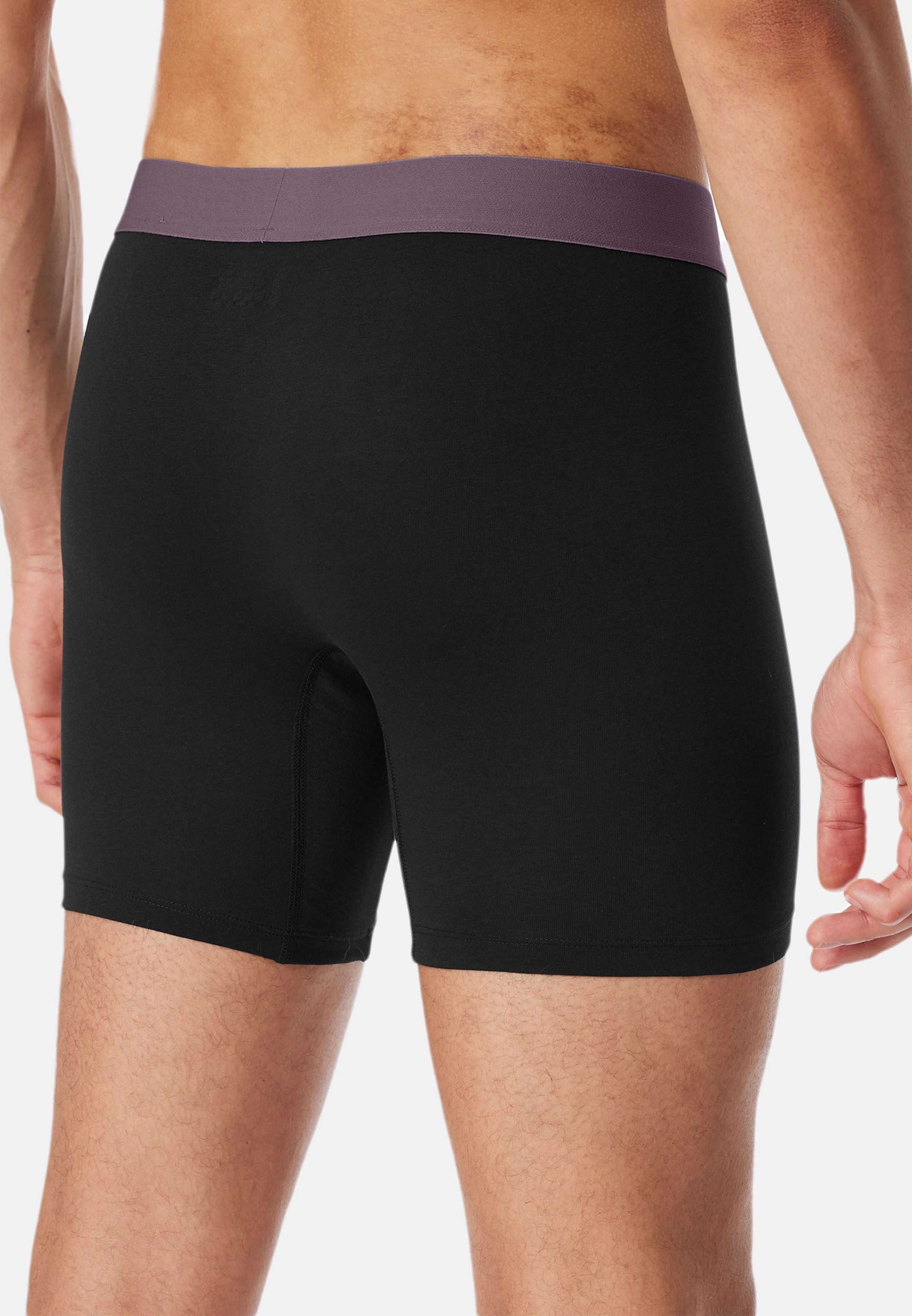 Schiesser Retro Boxer 4er Pack 95/5 Cotton (Spar-Set, 4-St) Long Short / Pant - Baumwolle - ohne Eingriff - Atmungsaktiv