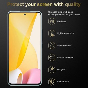Cadorabo Schutzfolie Xiaomi 12 LITE, (1-St), Schutzglas Panzer Folie (Tempered) Display-Schutzglas mit 3D Touch