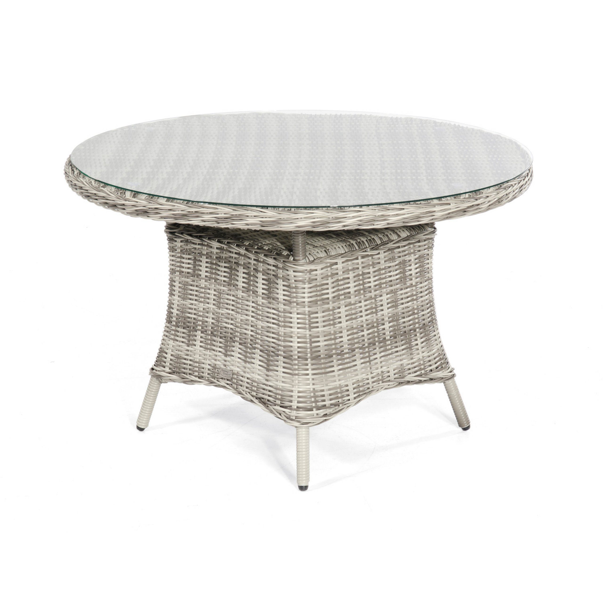 SonnenPartner Gartentisch SunnySmart Gartentisch Midland rund Ø120 cm Aluminium mit