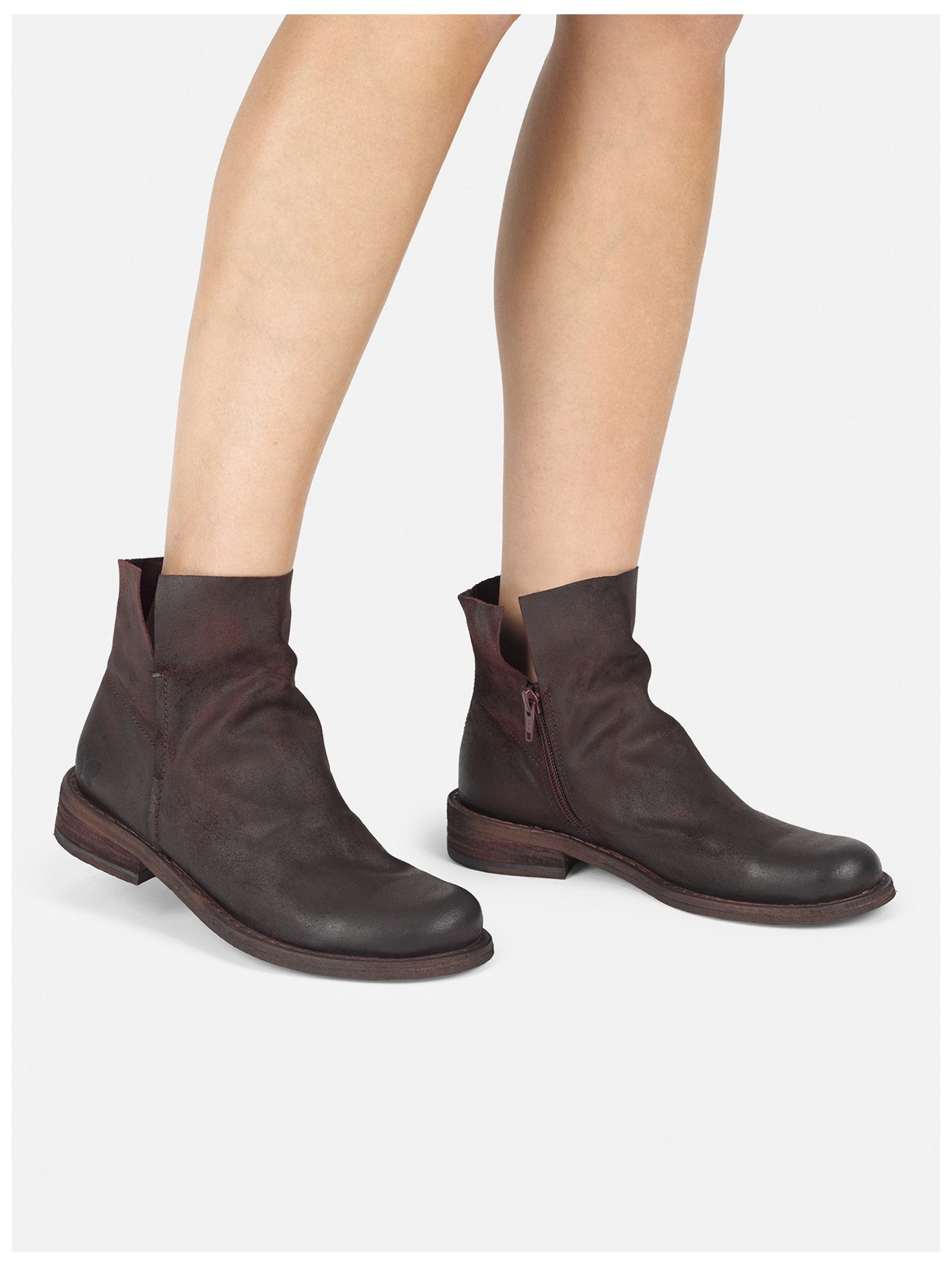 Felmini Stiefelette Veloursleder Stiefelette