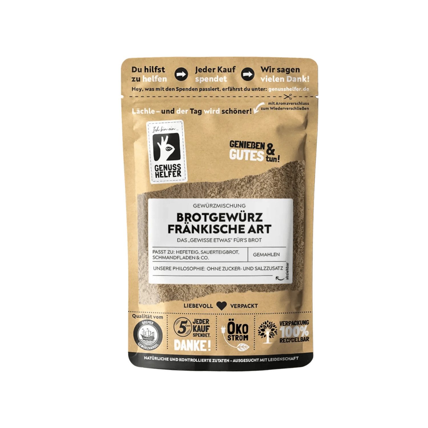 Bremer Gewürzhandel Gewürz Brotgewürz Fränkische Art, gemahlen, 100 g