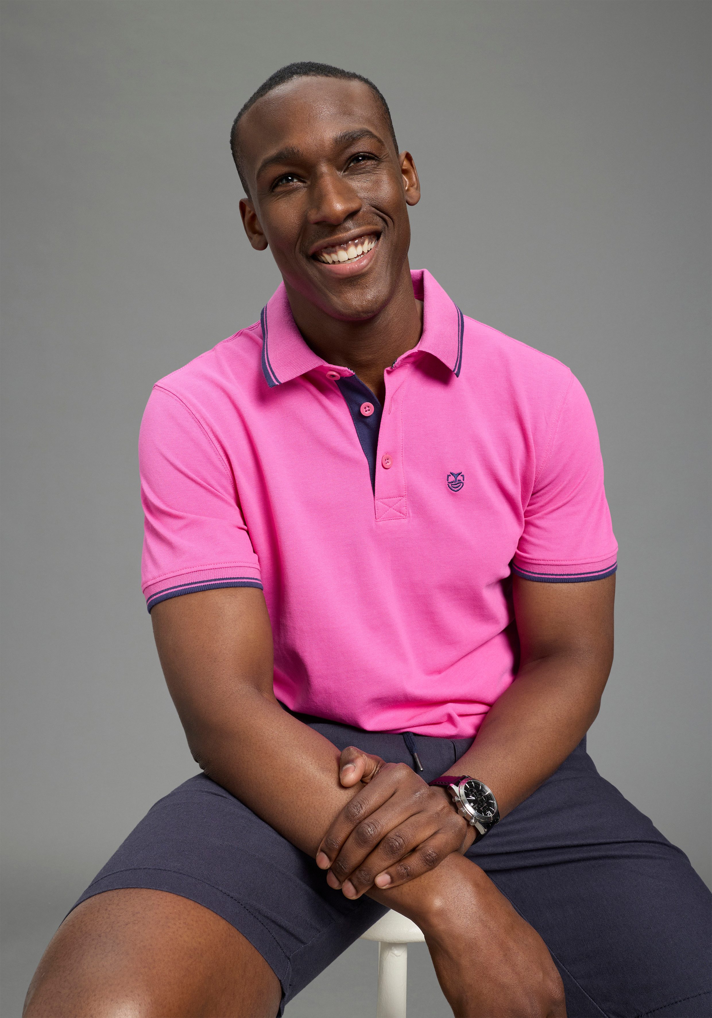 DELMAO Poloshirt Neue Kollektion! normale Passform, Kurzarm, mit Stickerei günstig online kaufen
