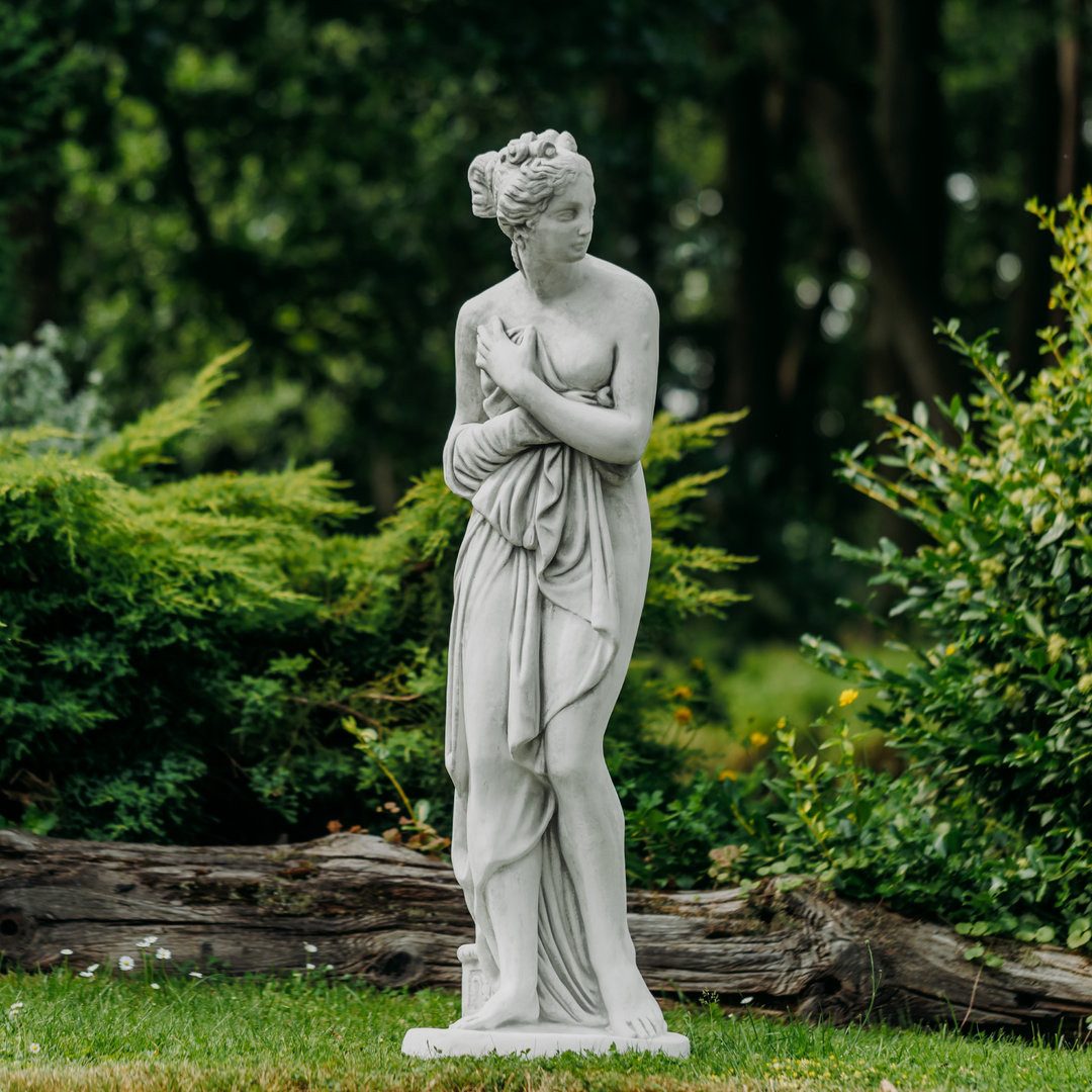 gartendekoparadies.de Gartenfigur Venus Italica Statue Canova Steinfigur 117 cm Steinguss 70 kg, Frostsicher
