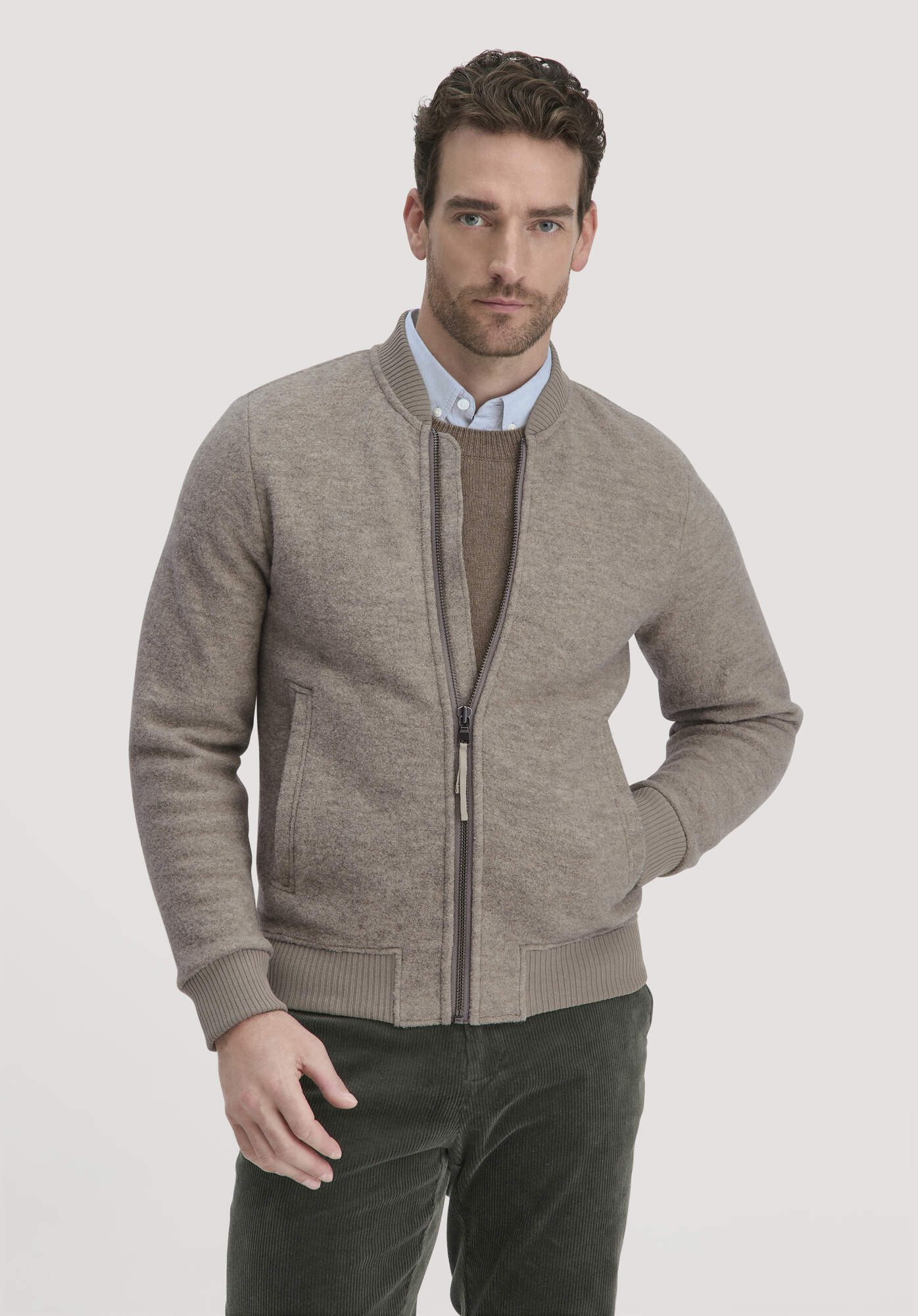 Hessnatur Walkjacke Relaxed aus reiner Bio-Merinowolle günstig online kaufen