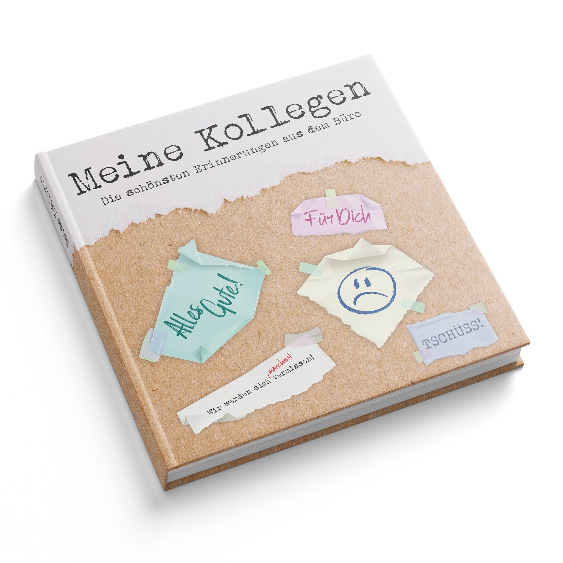 itenga Notizbuch itenga Gästebuch "Meine Kollegen" Abschied Freundebuch 88 Seiten 21x21 | Notizbücher