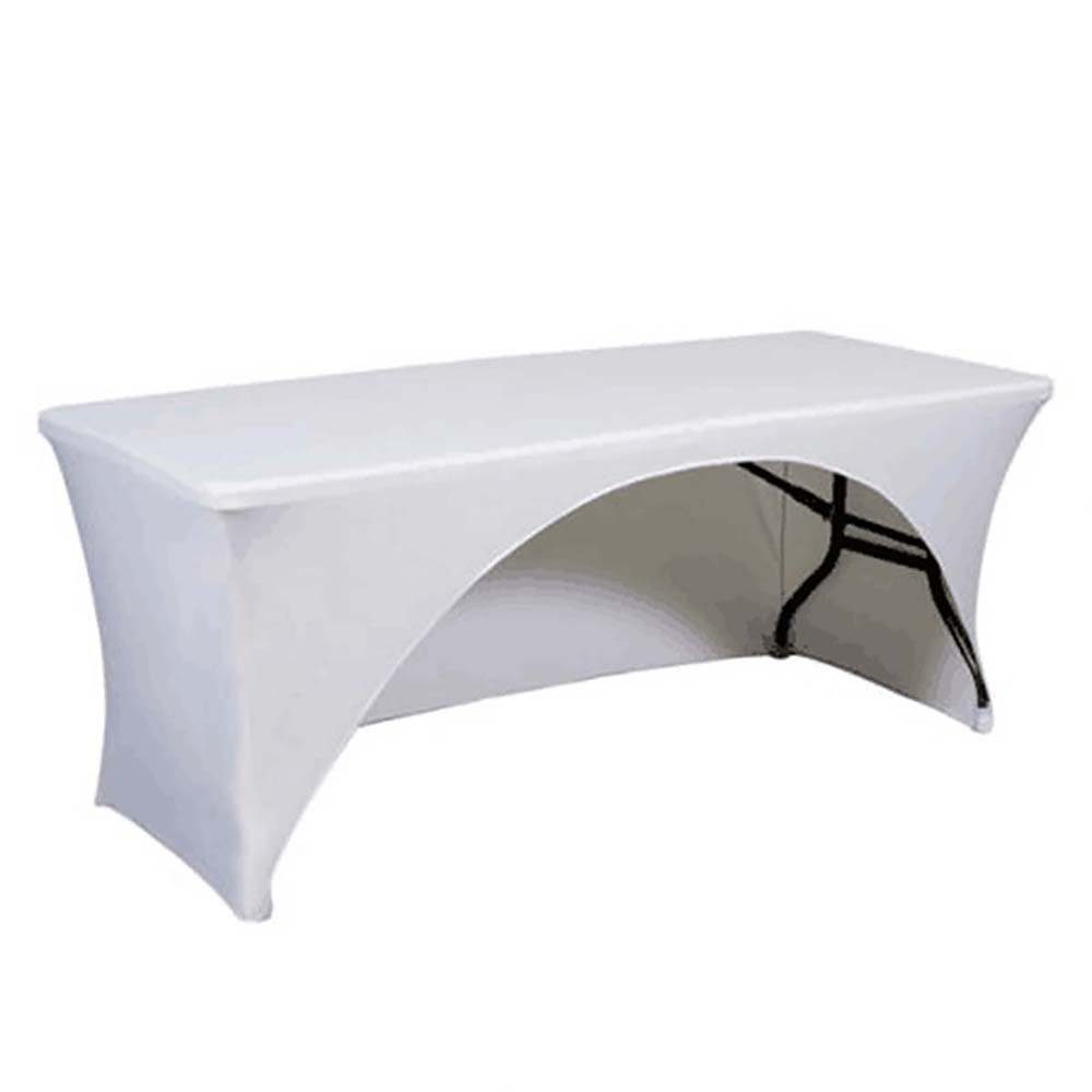 DRSEON Tischdecke 183 x 76 cm elastische Tischdecke mit rechteckiger Poly-Tischplatte (1-tlg) | Tischdecken