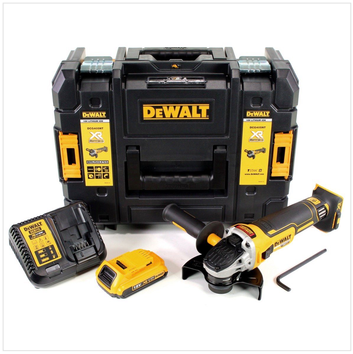 DeWalt Winkelschleifer DCG 405 D1 Akku günstig online kaufen