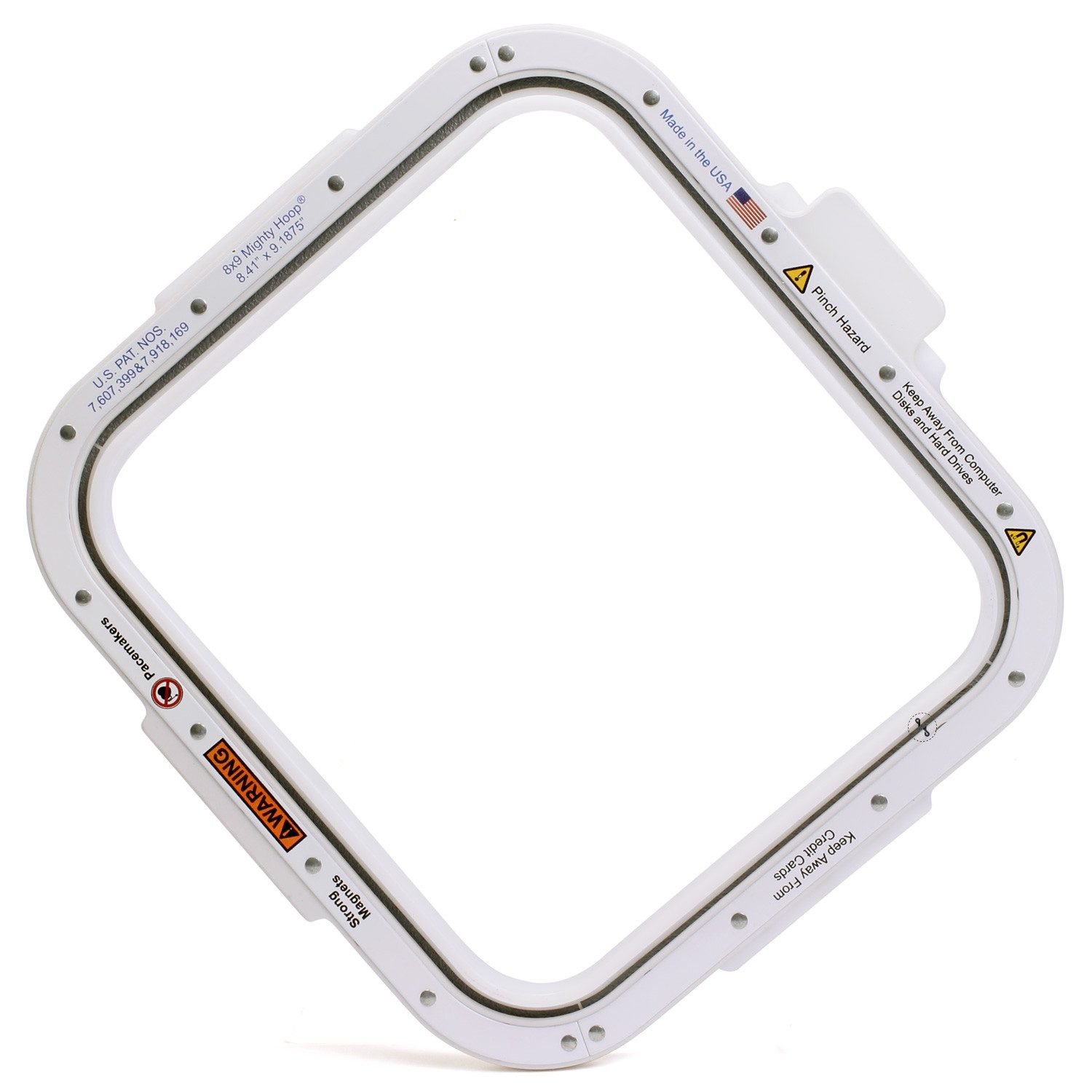 HoopMaster Nähmaschine Mighty Hoop Magnetrahmen 8 x 9 " mit Anschlussarme für PR