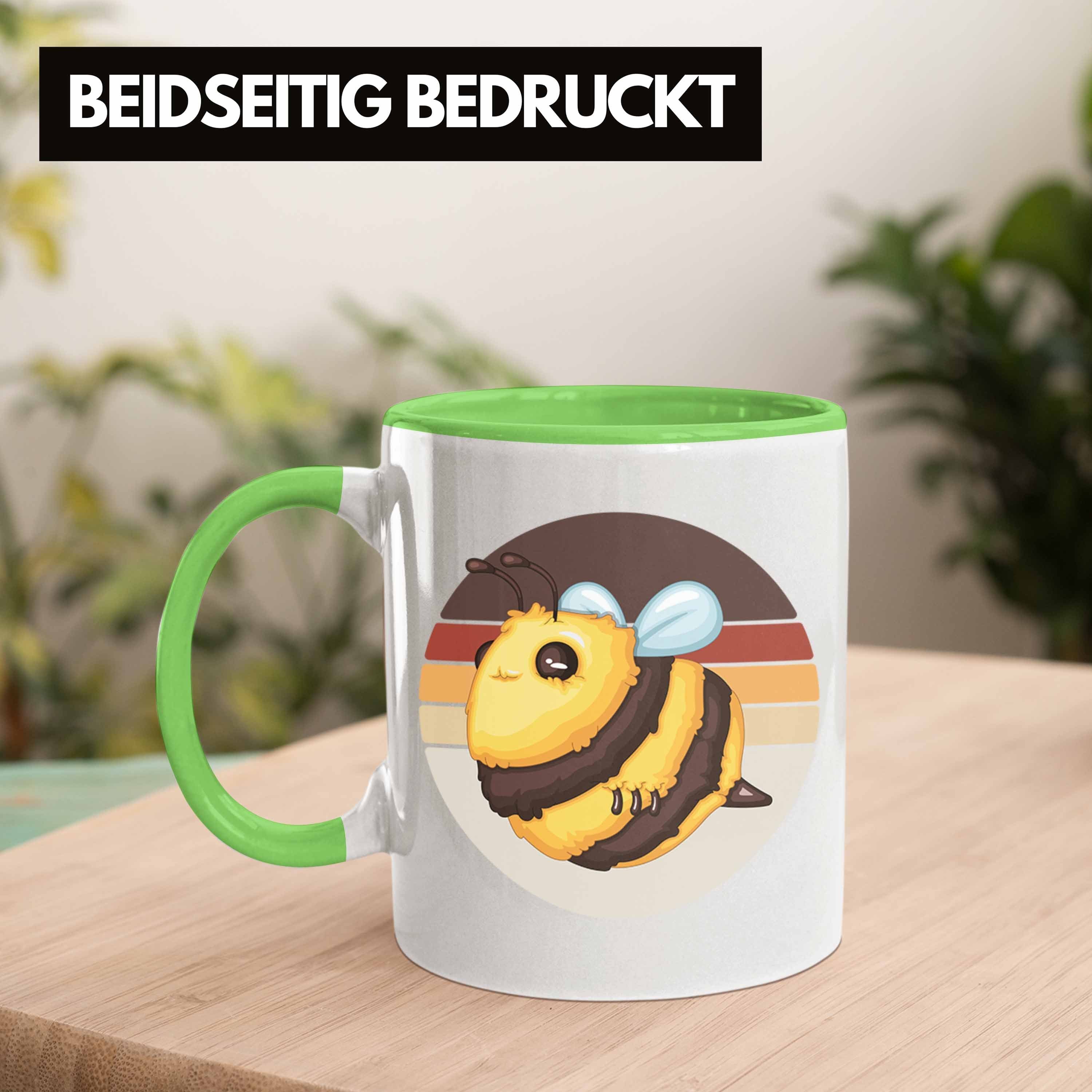 Tasse Bienen Grün Hummel Züchter Grafik Tasse Geschenkidee Trendation Geschenk Imker