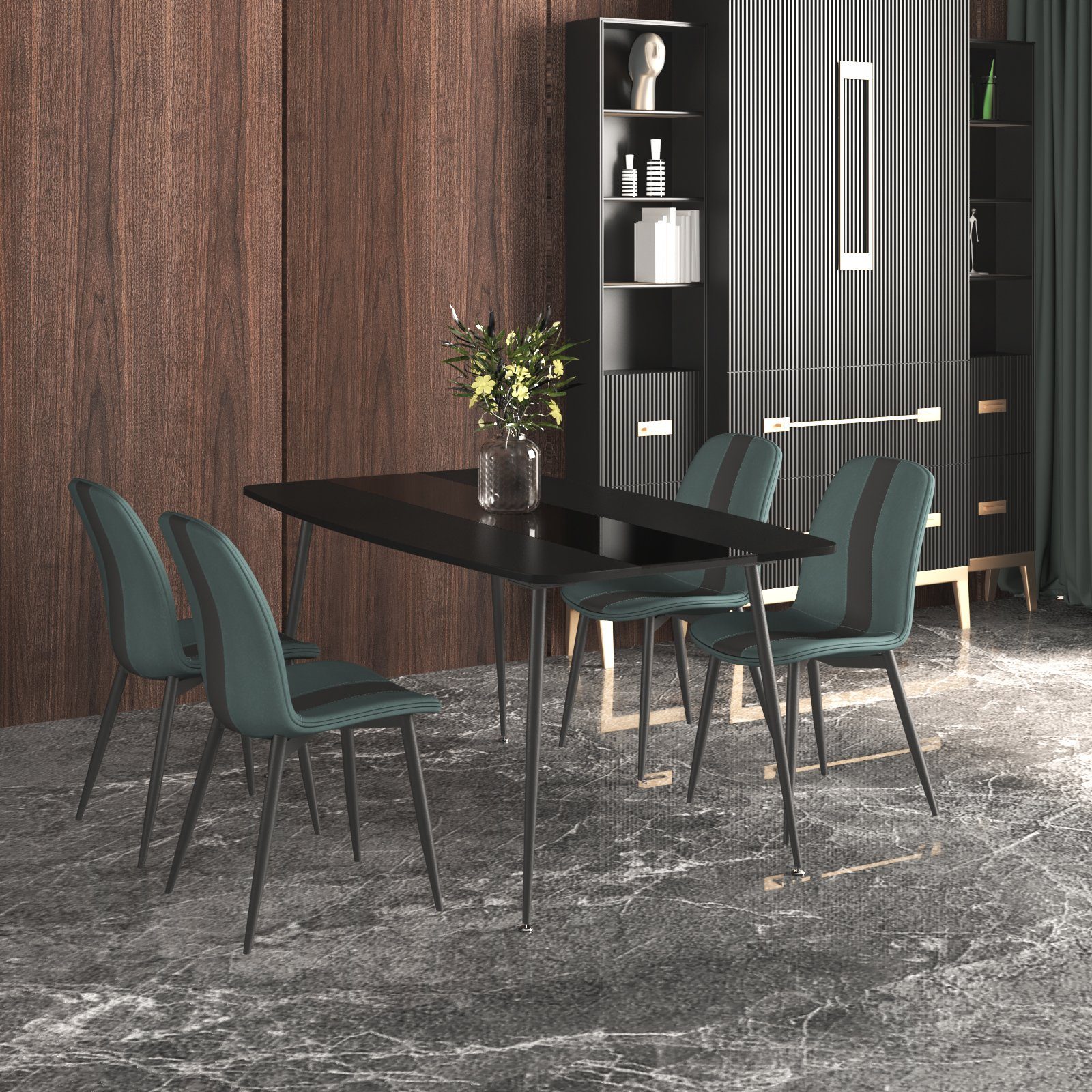 Mondeer Essgruppe (Set, 5/7-tlg), Moderner Esstisch günstig online kaufen