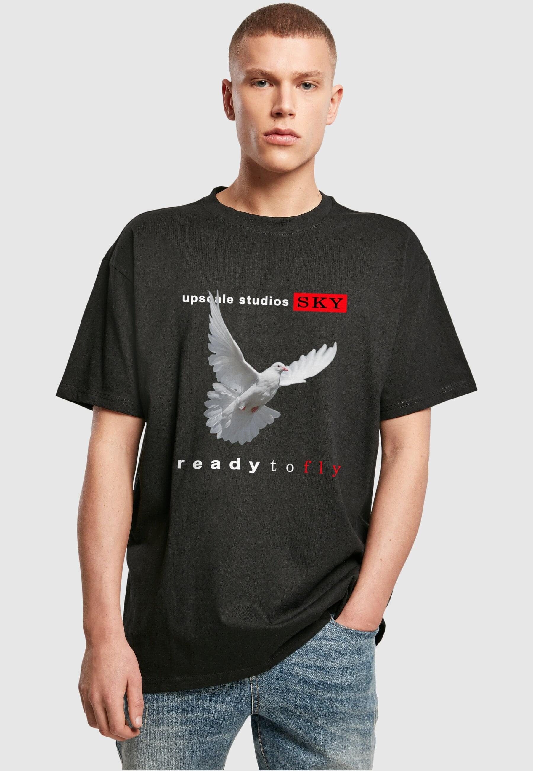 Upscale by Mister Tee T-Shirt Unisex Ready to fly Oversize Tee (1-tlg) black