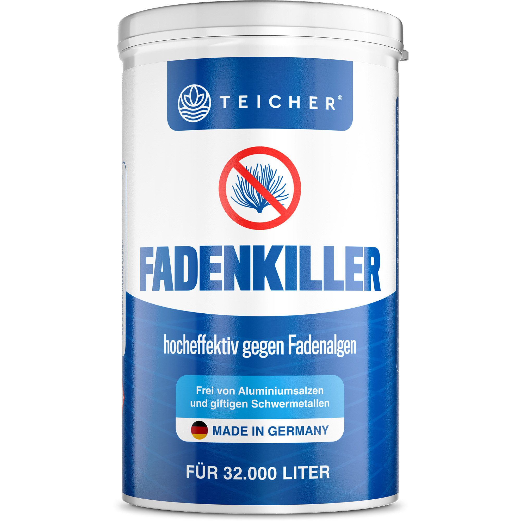 Teicher Algenbekämpfung Fadenalgenvernichter schnell & wirksam, Klare Teichpflege mit Aktivsauerstoff