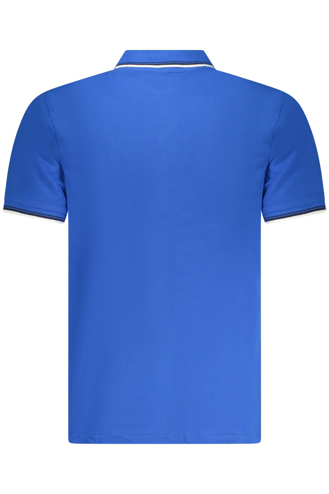 North Sails Poloshirt Herren Blaues Kurzarm-Poloshirt mit Kontrastdetails