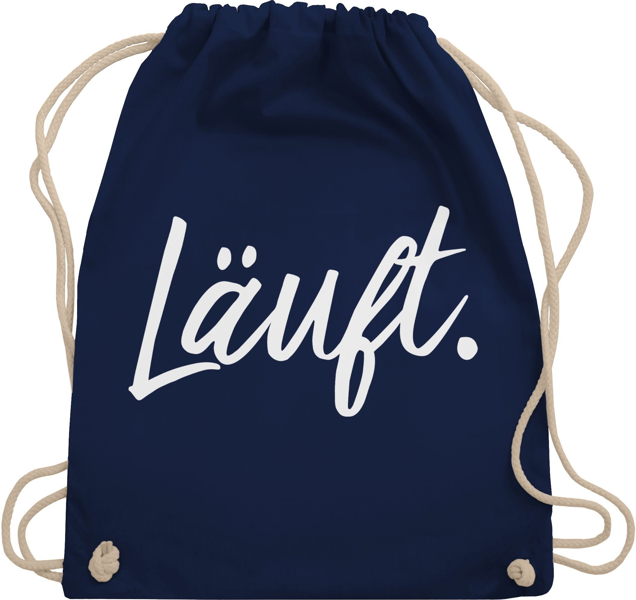 Shirtracer Turnbeutel »Läuft Statement Sprüche Statement mit Spruch