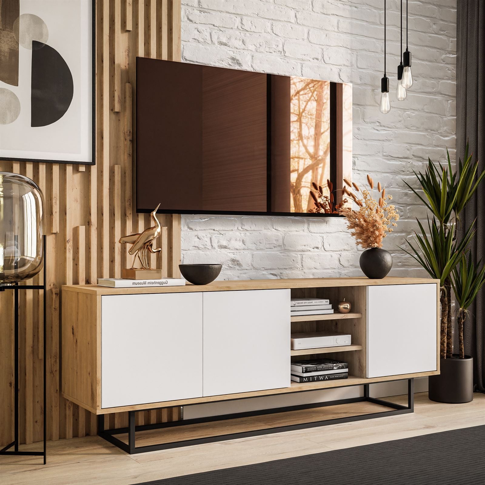 Lookway TV-Schrank SANAYI LOFT mit Ablagen günstig online kaufen