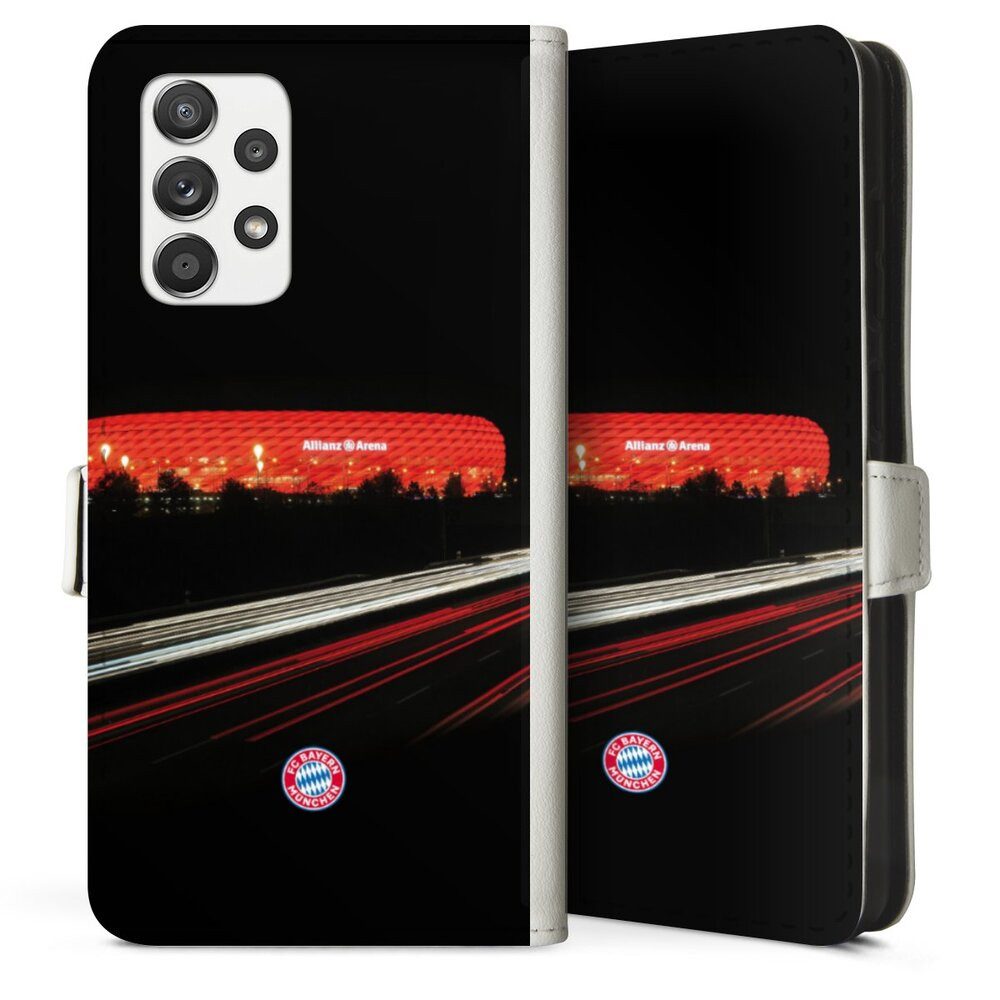 DeinDesign Handyhülle FC Bayern München FCB Stadion FC Bayern München Allianz Arena, Samsung Galaxy A52s 5G Hülle Handy Flip Case Wallet Cover