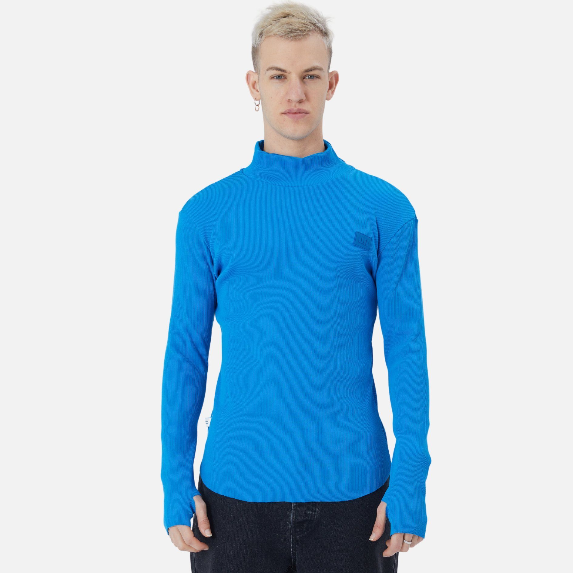 COFI Casuals Sweatshirt Herren Rundhals Sweatshirt Regular Fit Pullover Blau