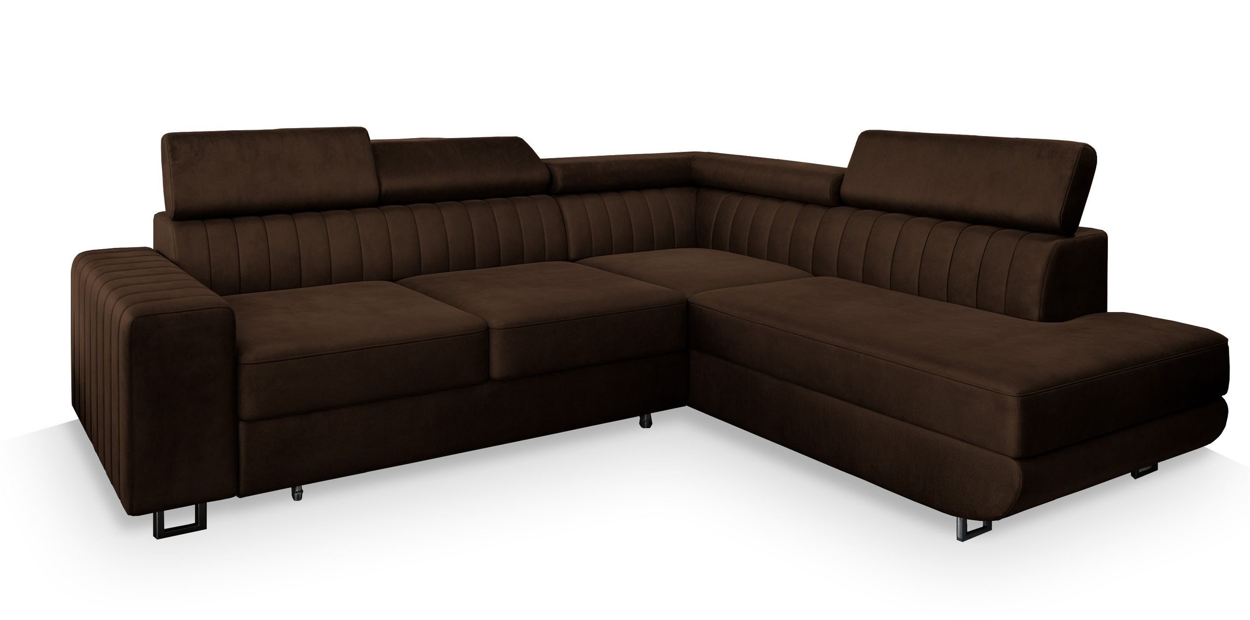 Masseno Ecksofa NOLA mit Schlaffunktion L-Form, Sofa mit Bettkasten günstig online kaufen
