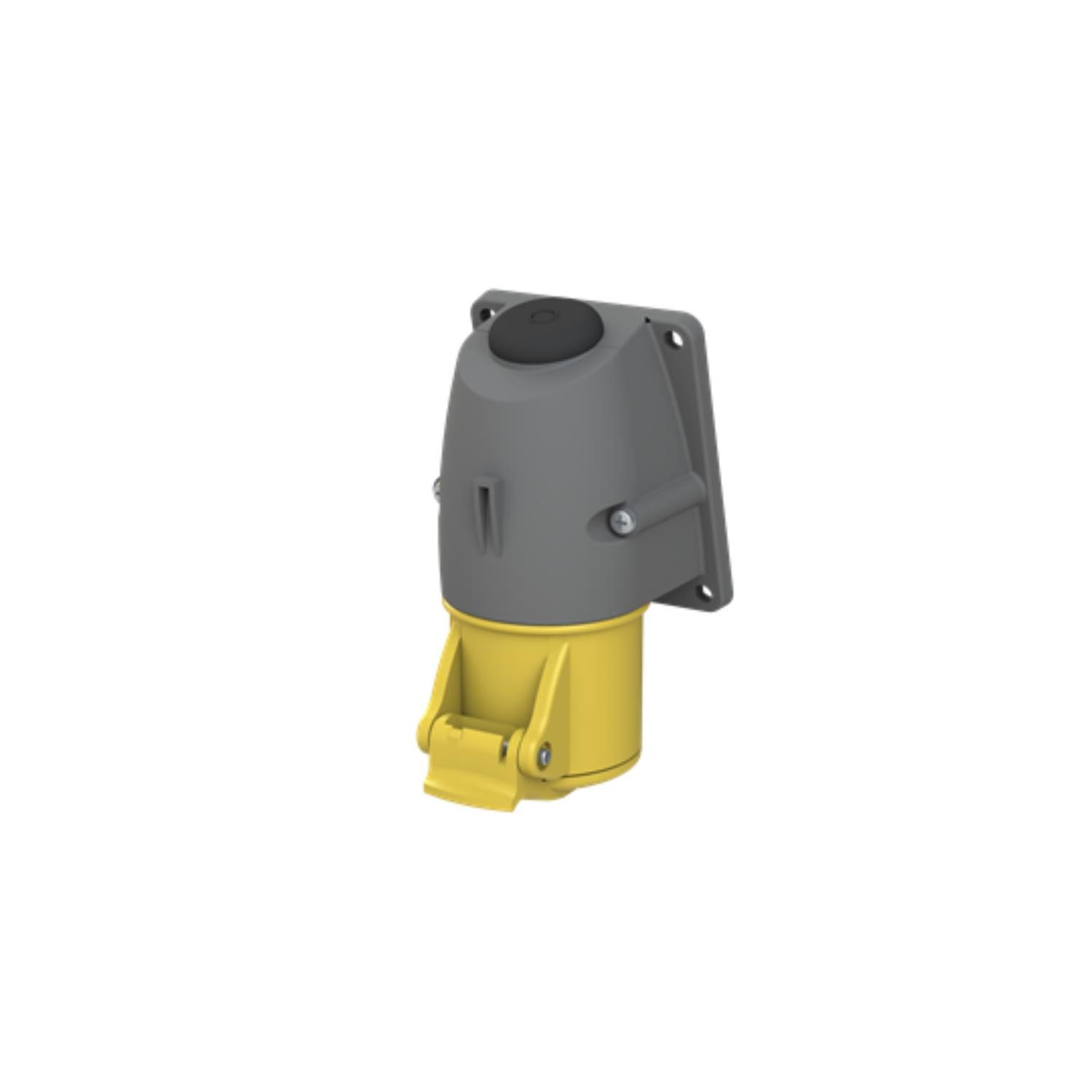 Amphenol CEE-Stecker Titel:16 Ampere CEE Wandsteckdose 3-polig (2P+PE) Buchse, Kodierung 4, (CEE Stromverteiler)